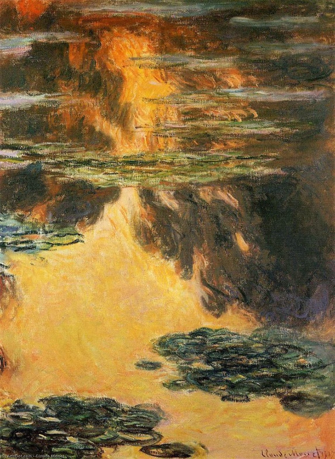 Ninfee 57 — Claude Monet