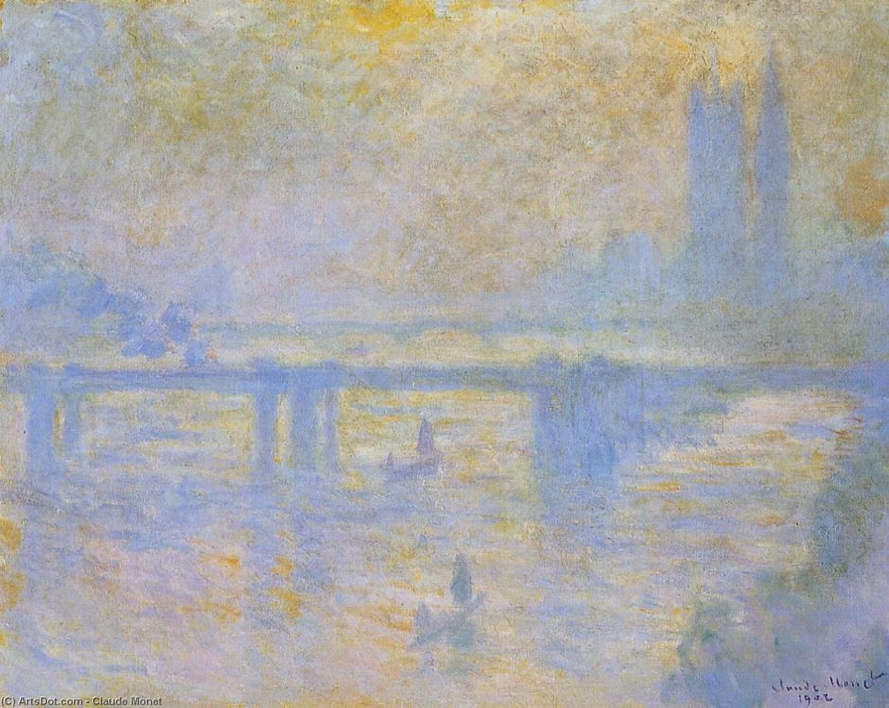 Charing Cross Bridge — Claude Monet
