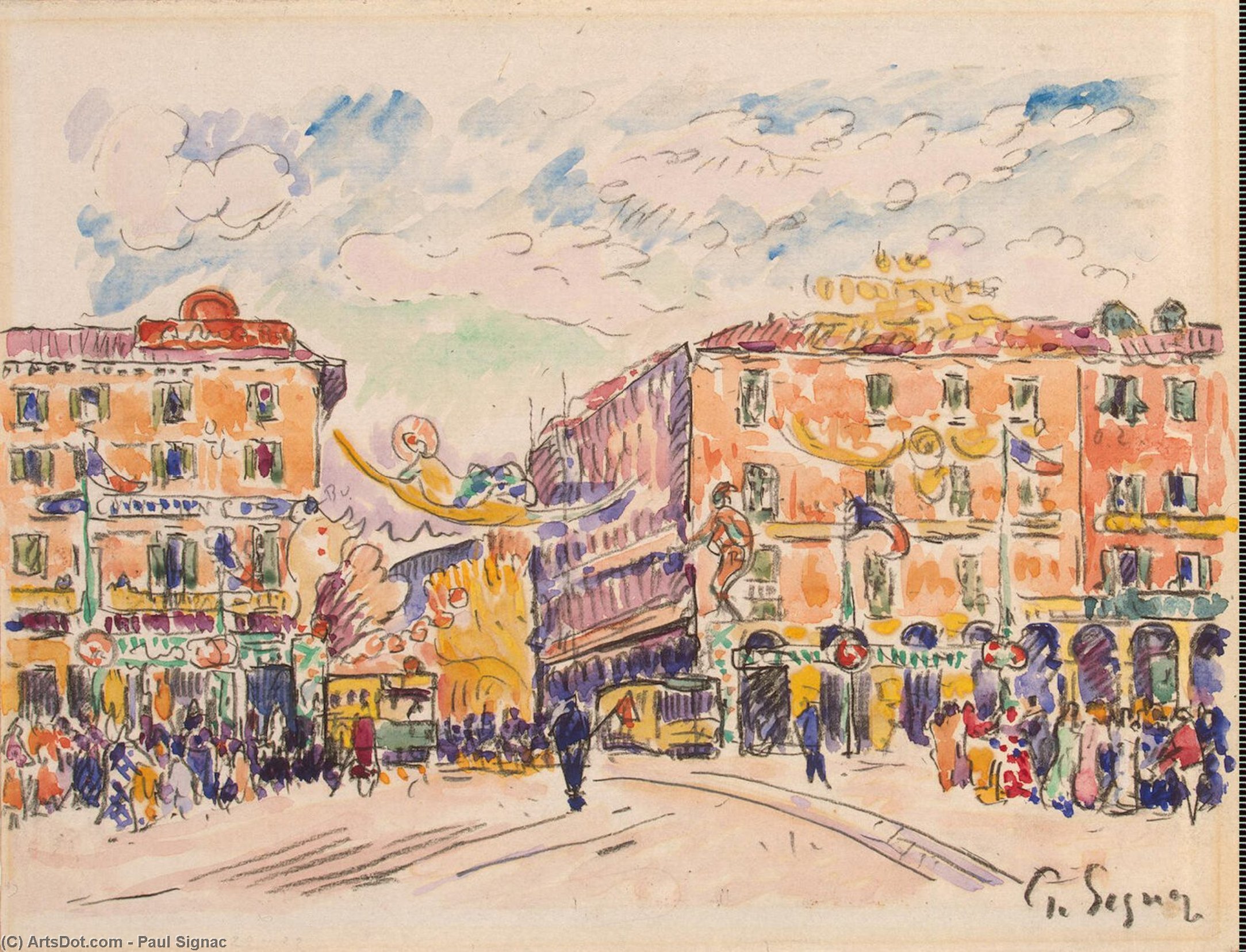 City Square — Paul Signac