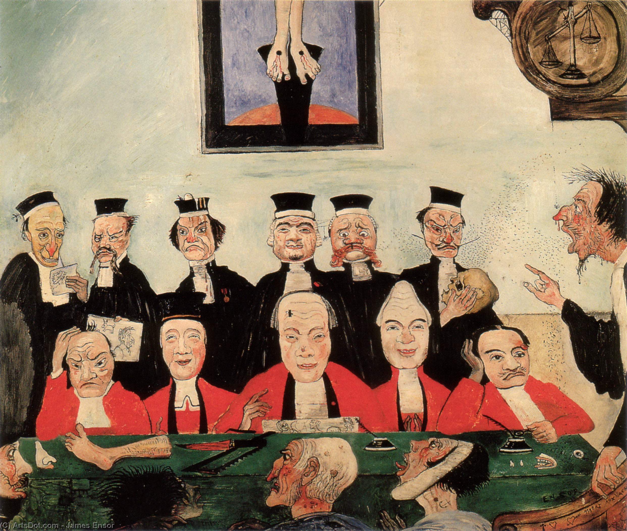 James Ensor - The Wise Judges