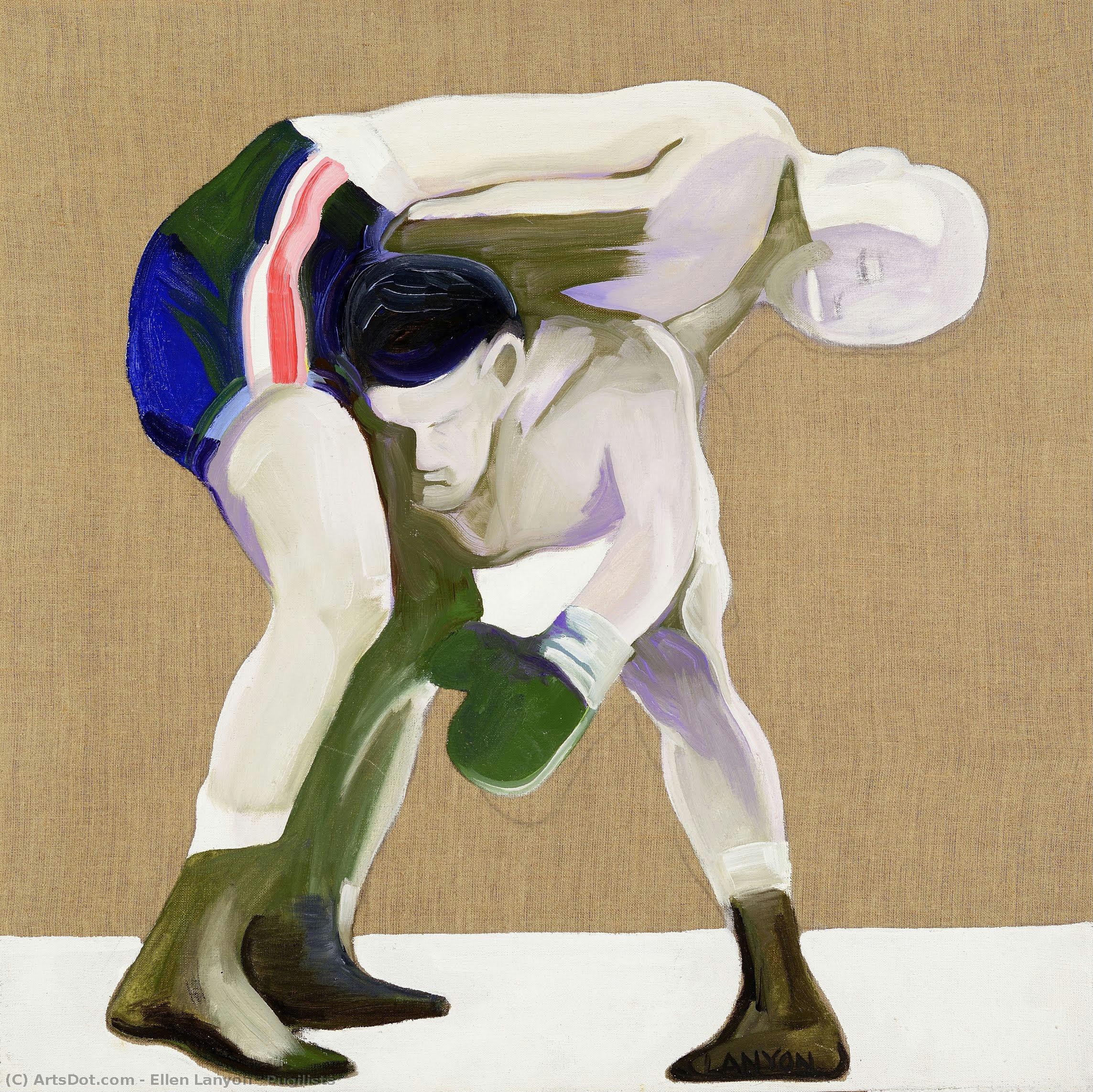 Pugilists — Ellen Lanyon, Surrealism, Modern