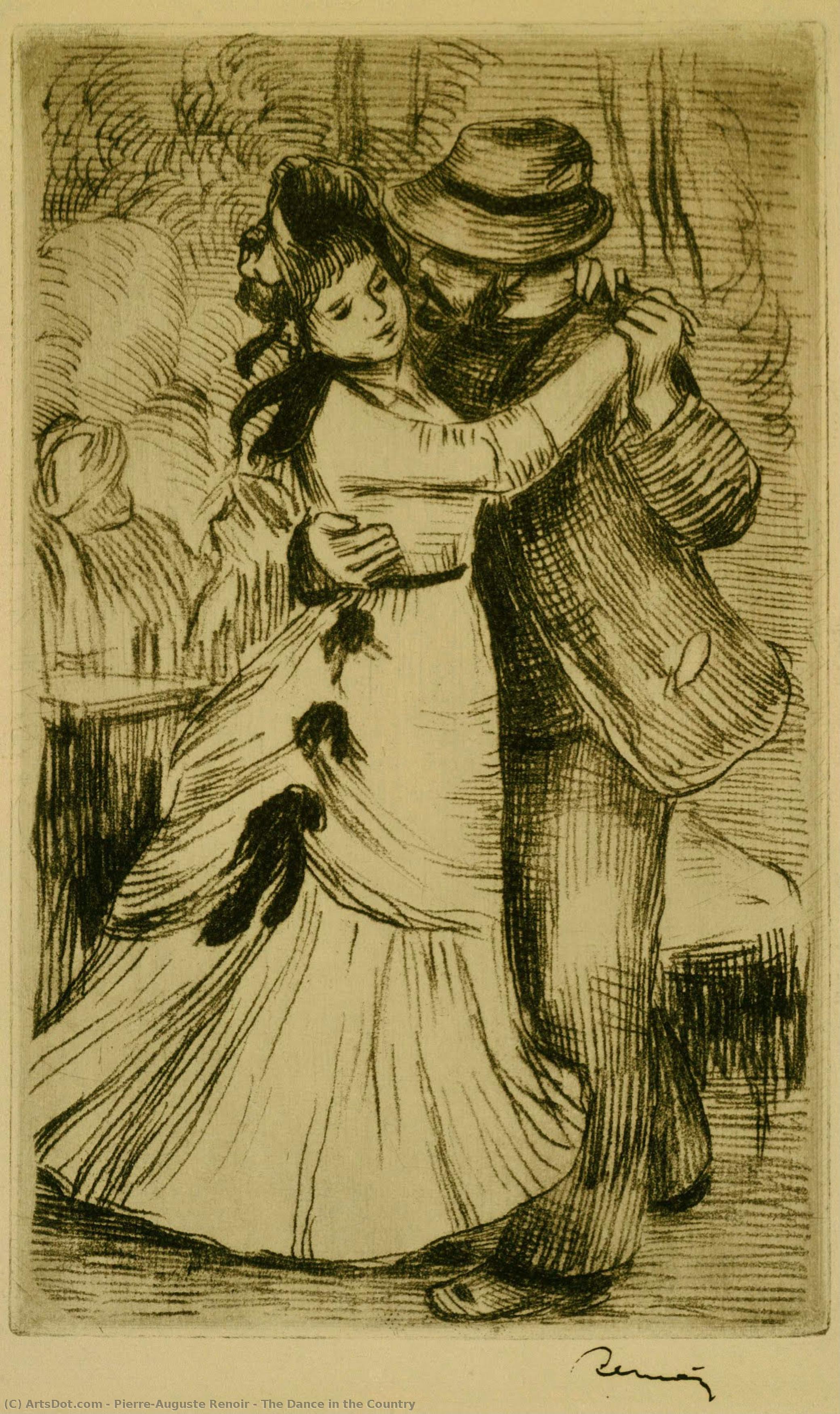 Der Tanz Im Lande — Pierre-auguste Renoir