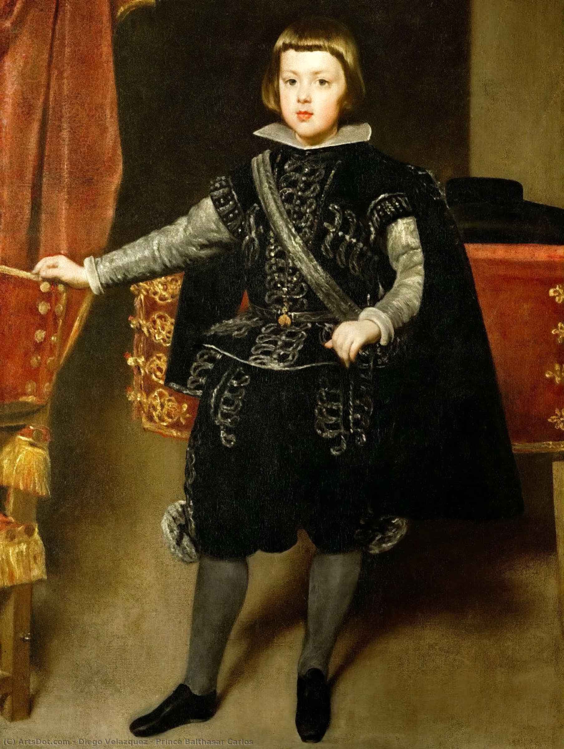 Diego Rodríguez de Silva y Velázquez - Principe Balthasar Carlos