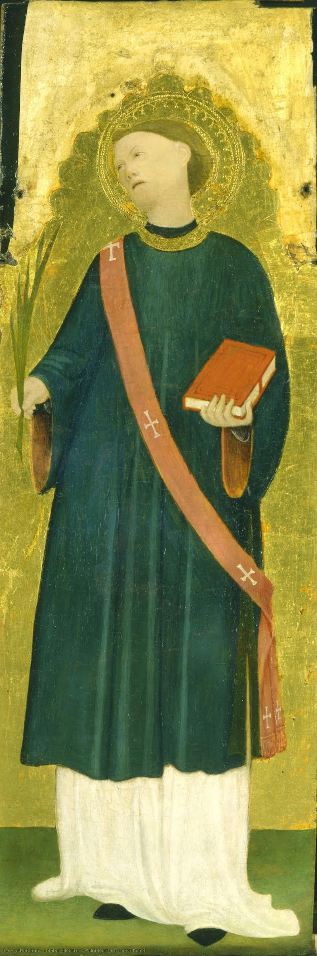 Saint Martyr Deacon Panel — Lombard Master
