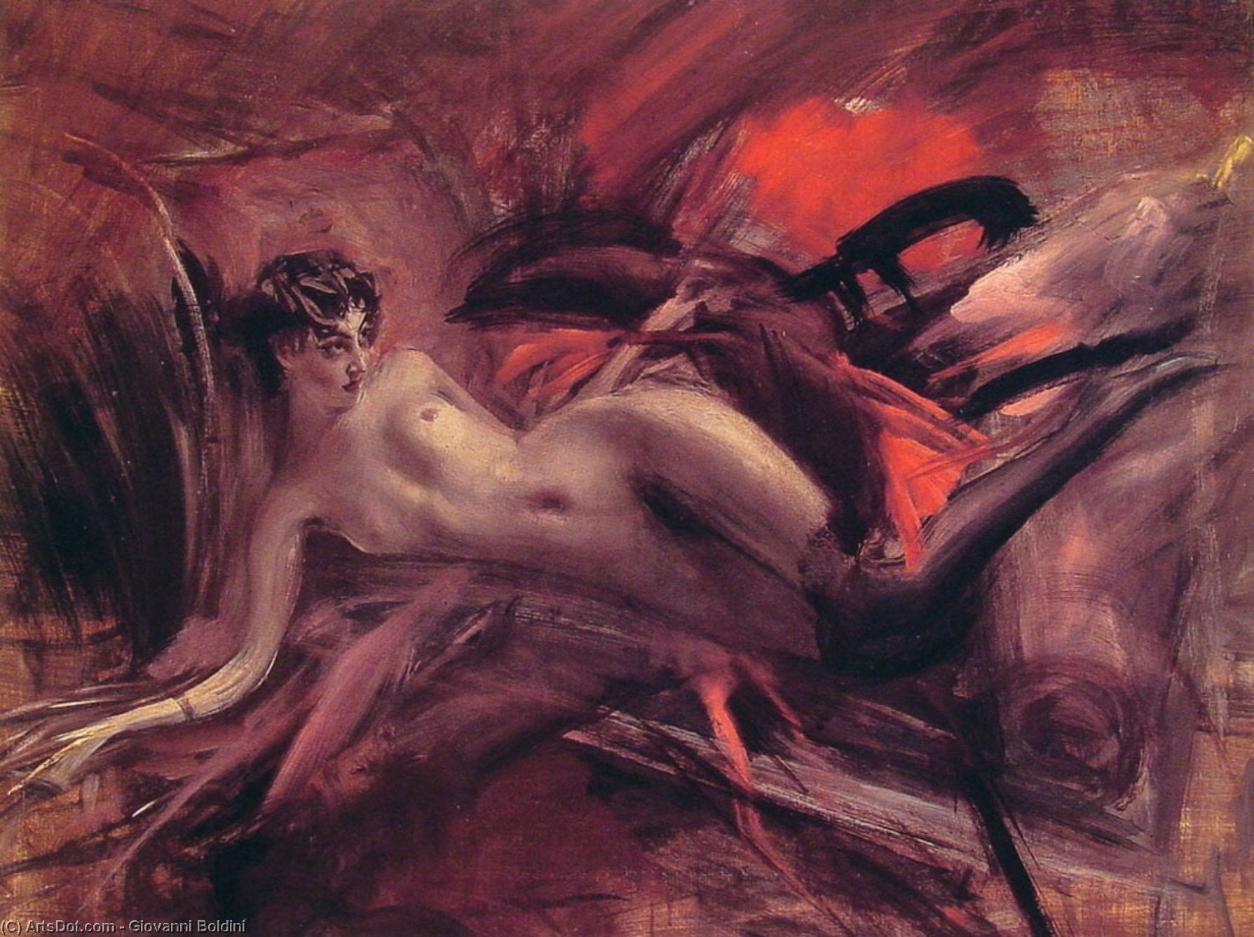 Reclining Nude — Giovanni Boldini