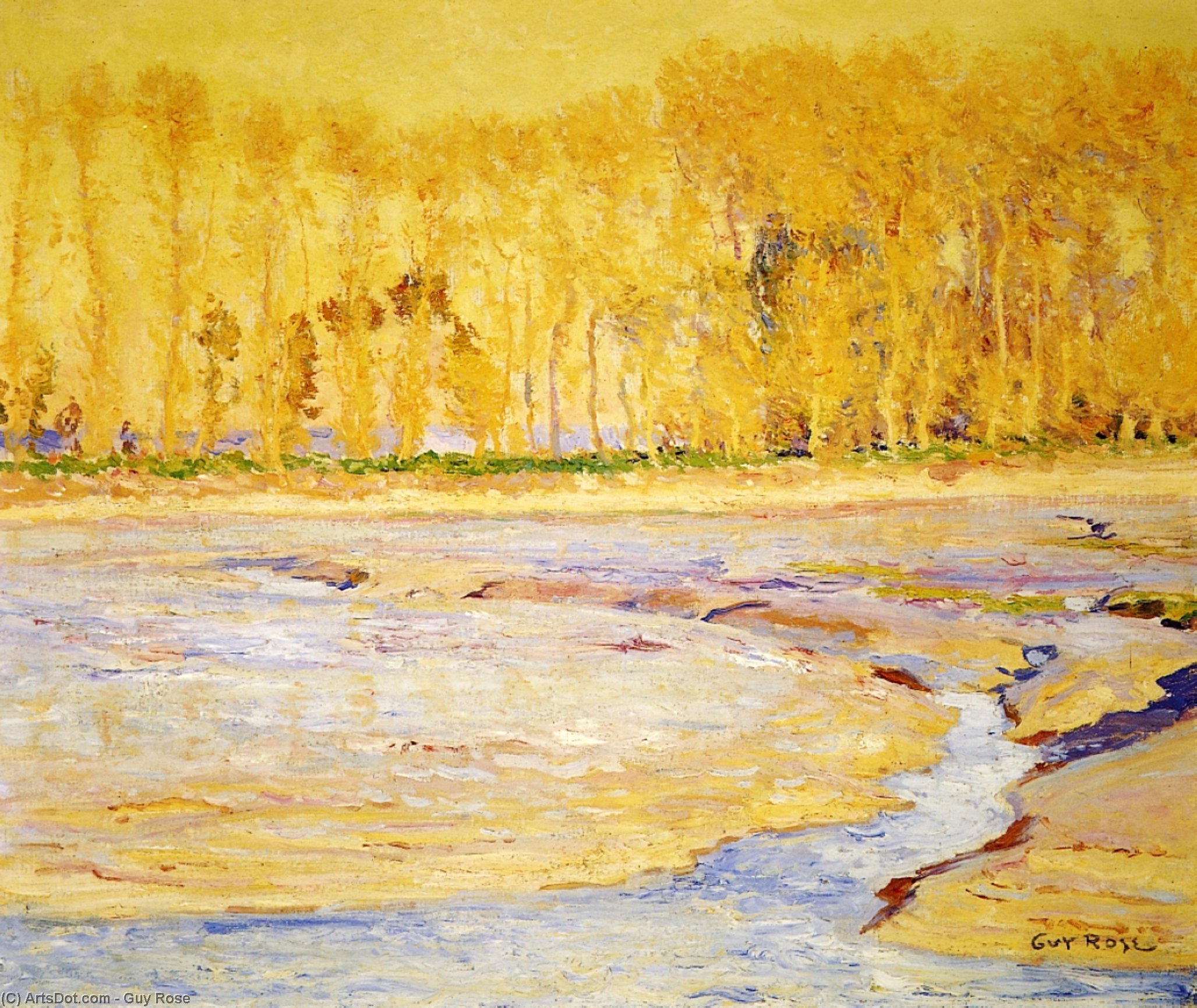 Low Tide Honfleur — Guy Rose