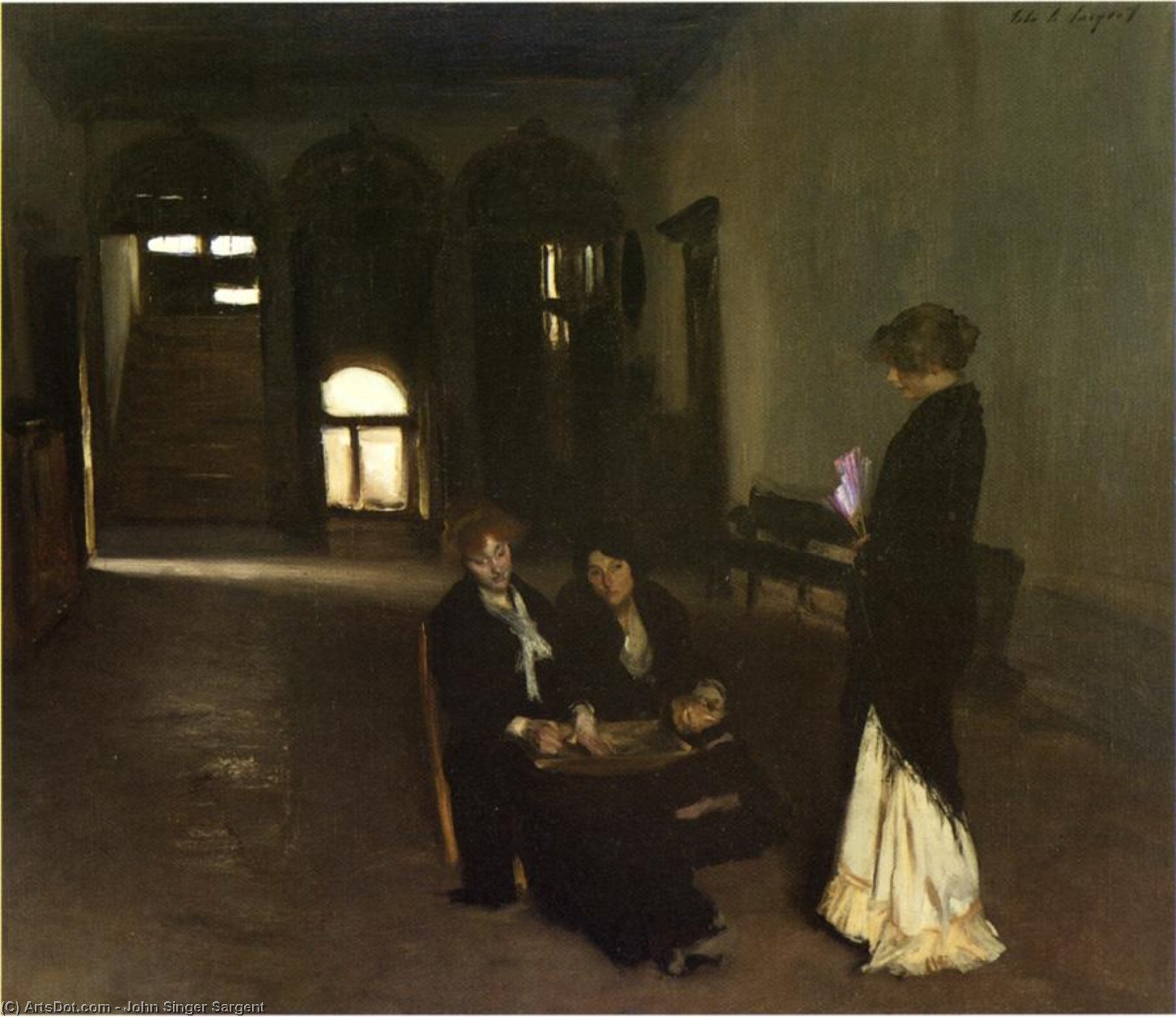 John Singer Sargent - Les fileuses de perles vénitiennes