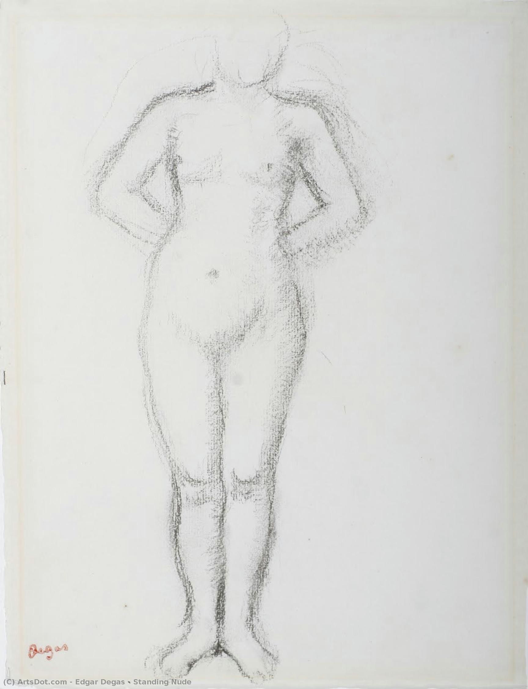 Standing Nude — Hilaire-germain-edgar Degas