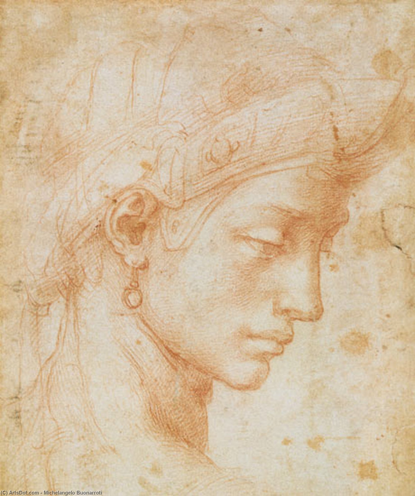Ideal Face — Michelangelo Buonarroti