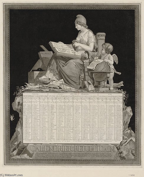 Calendrier Republicain — Philibert Louis Debucourt