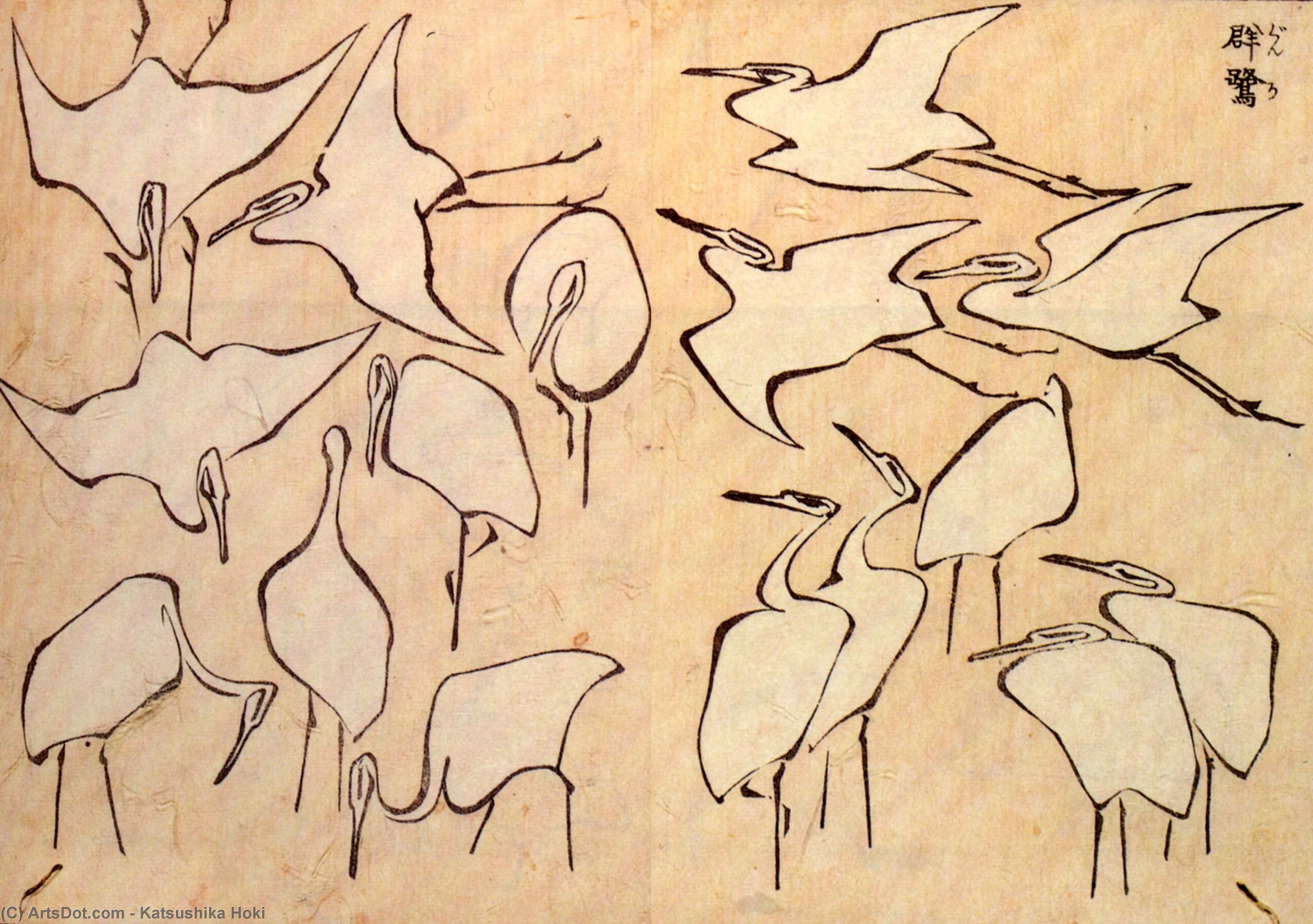 Hokusai - Csirke буманда
