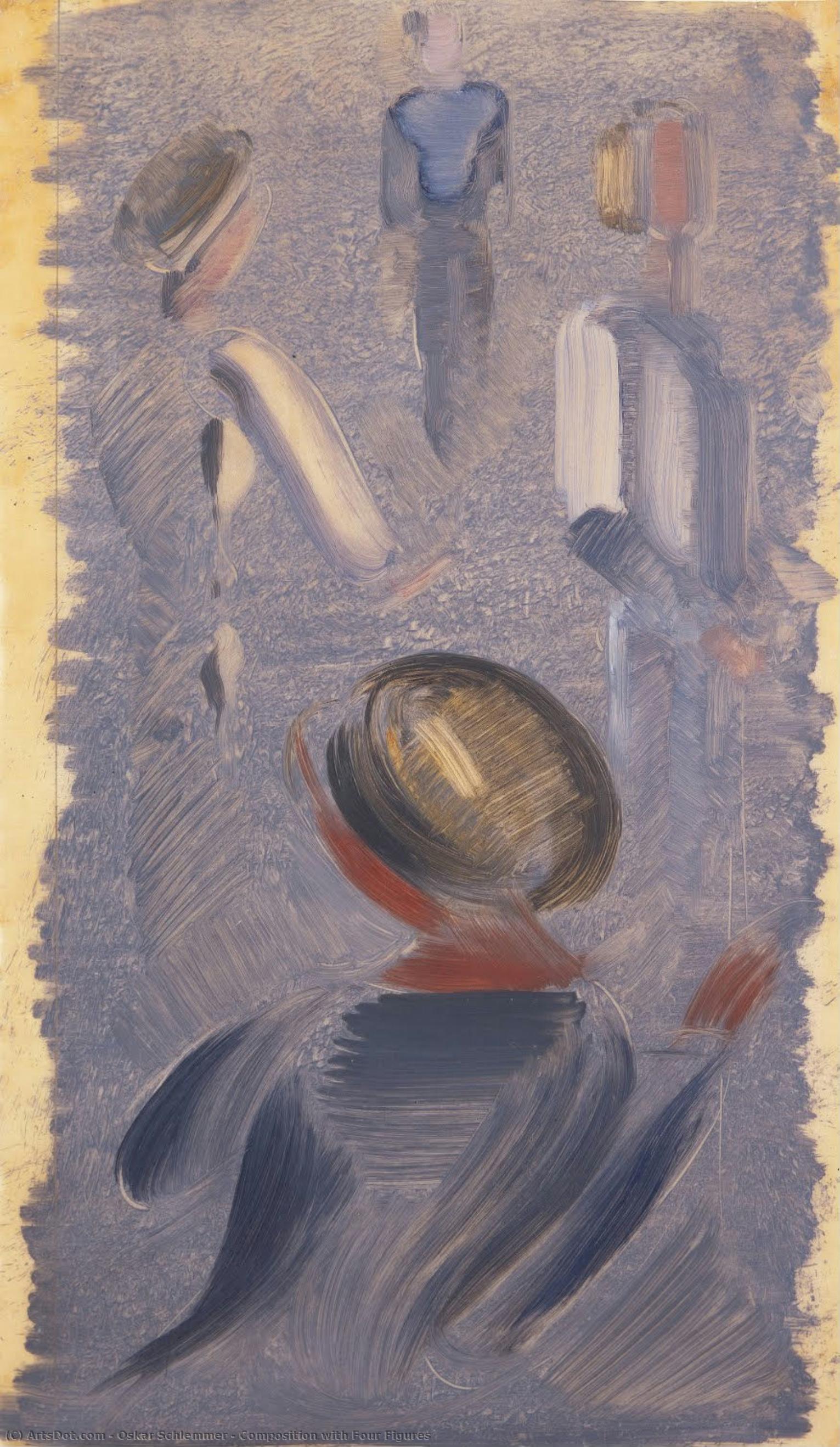 Composition With Four Figures — Oskar Schlemmer
