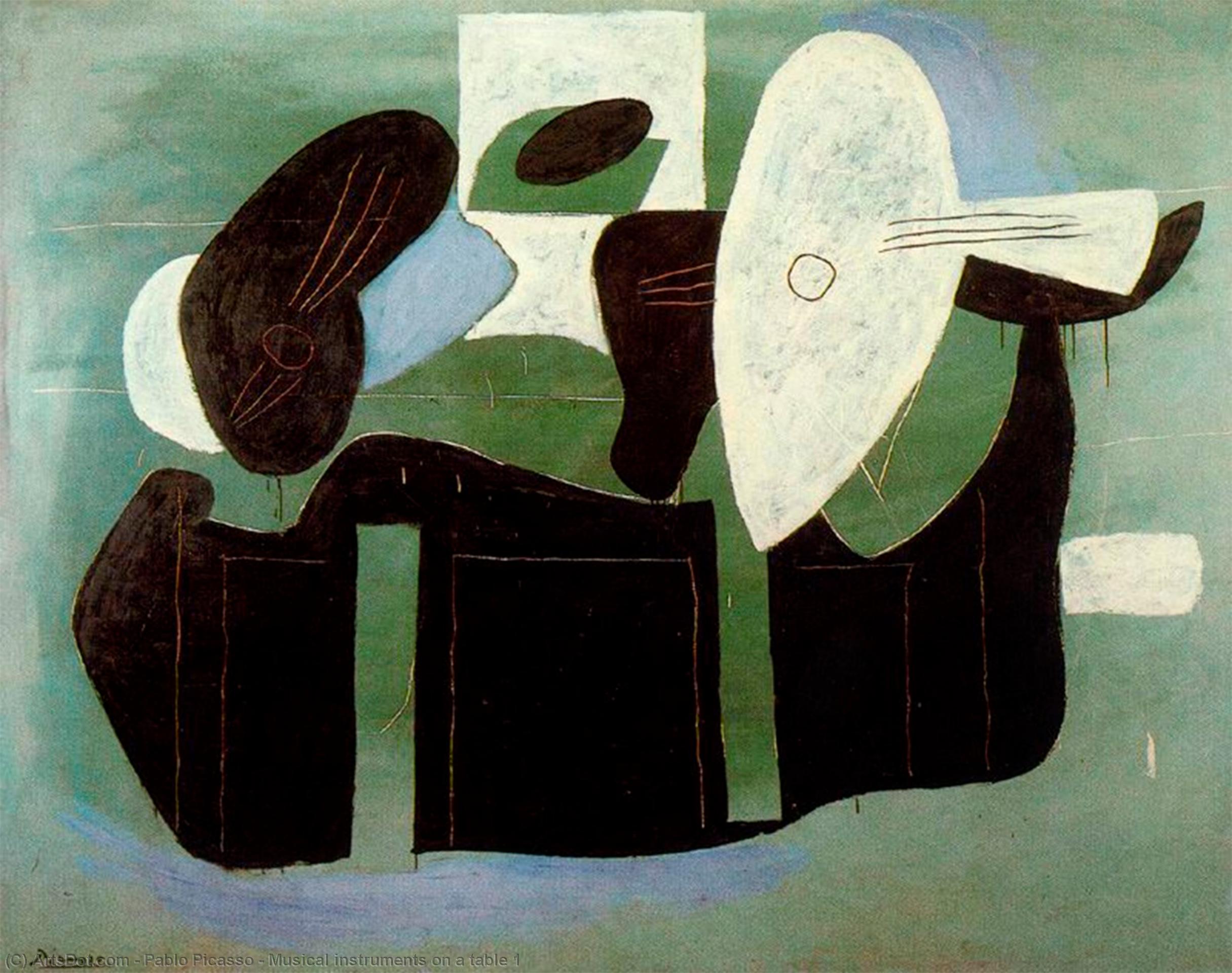Musical Instruments On A Table 1 — Pablas Pikasas