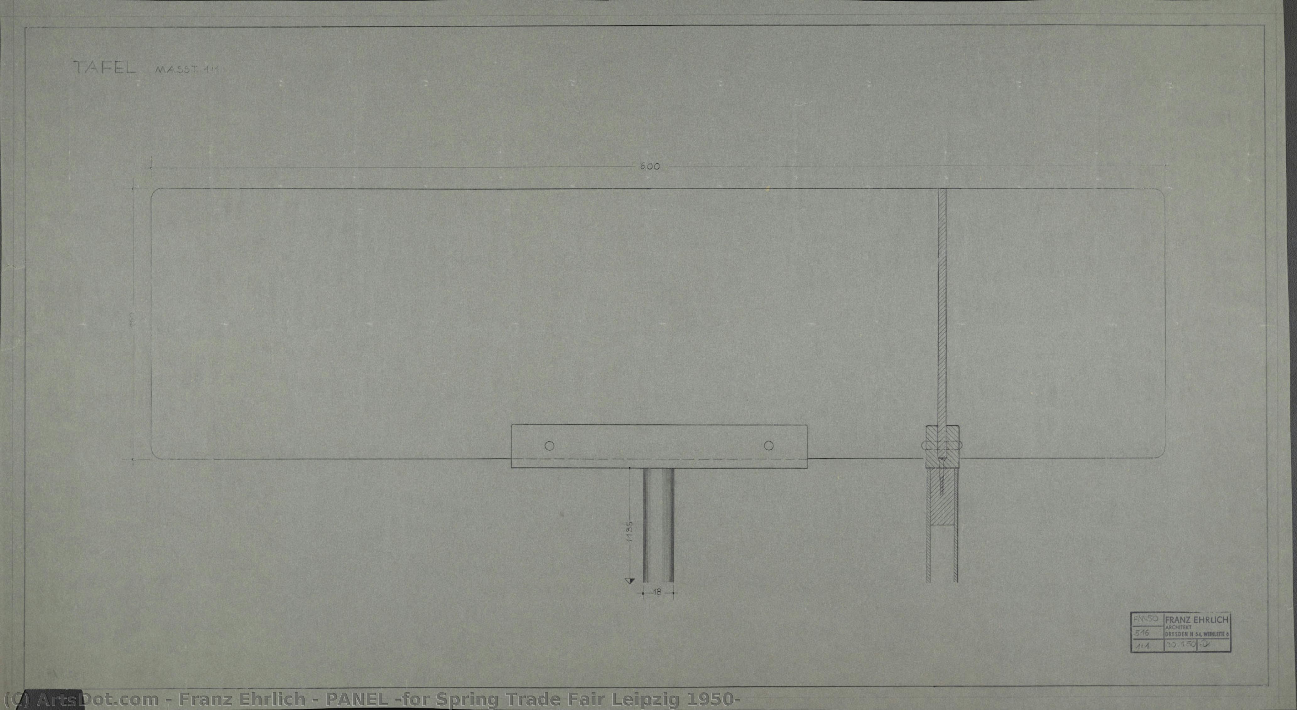 Panel (for Spring Trade Fair Leipzig 1950) — Franz Ehrlich