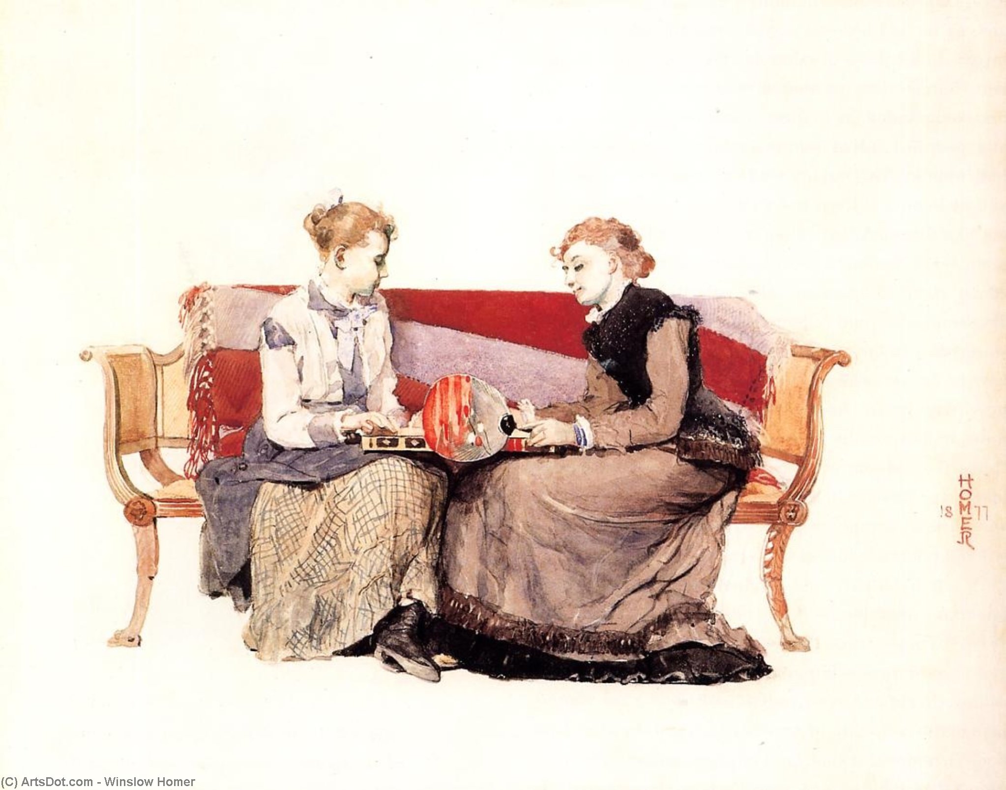 Backgammon — Winslow Homer