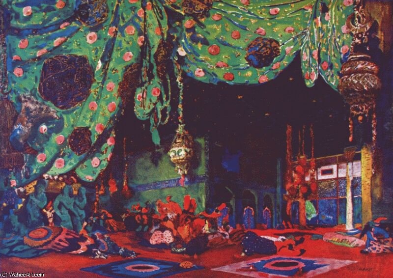 Scheherezade Scenery — Léon Bakst