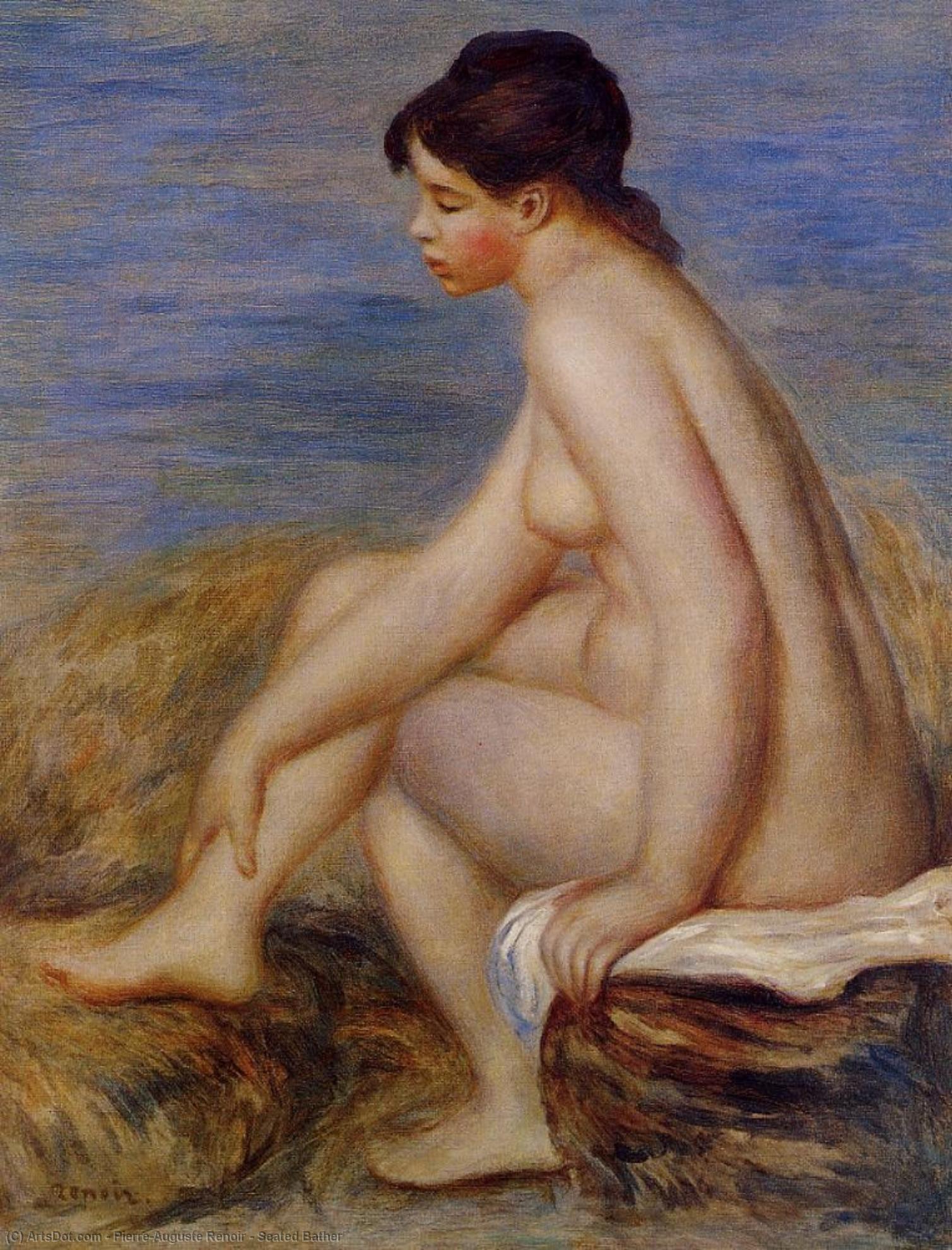 Pierre-Auguste Renoir - Seated Bather