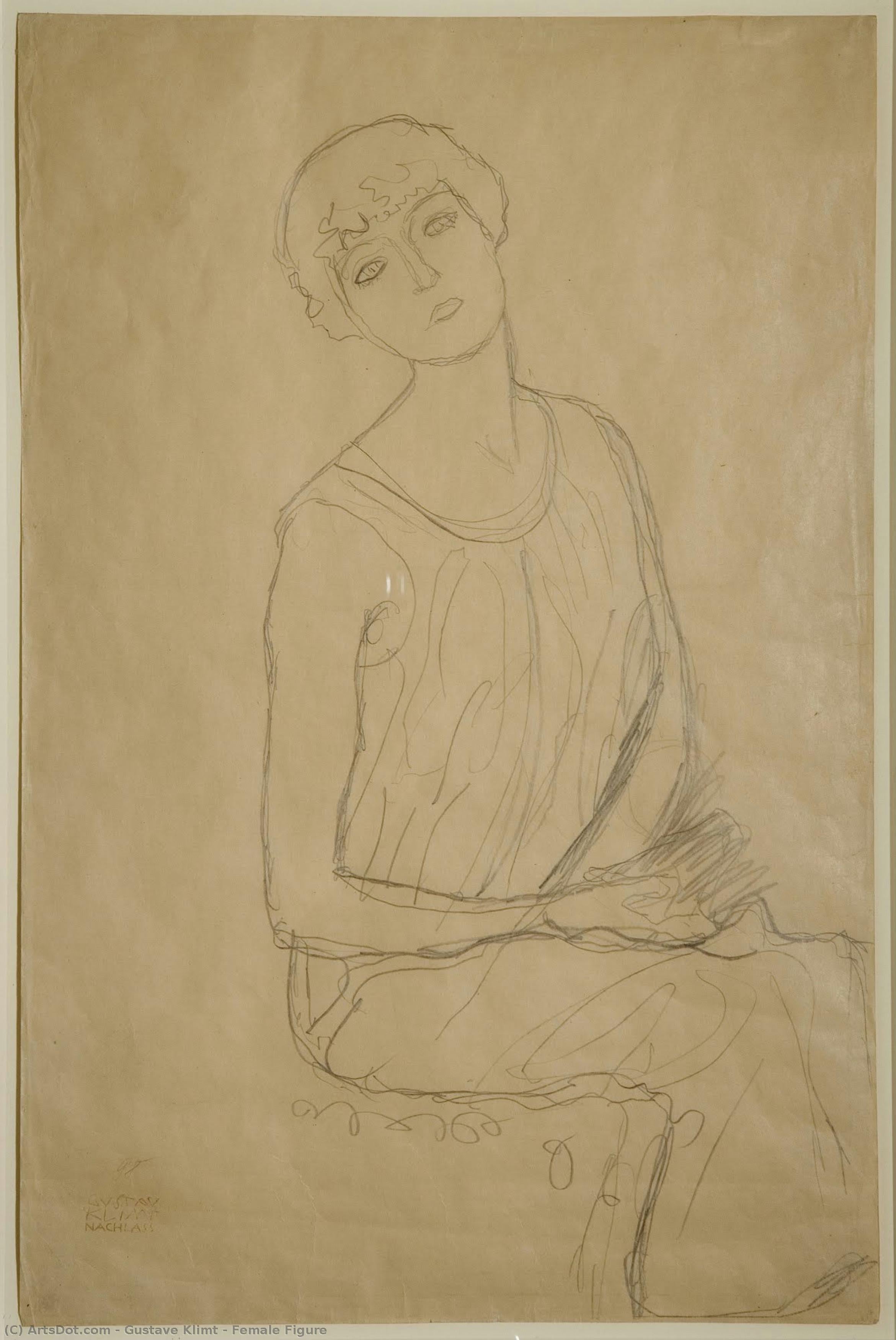 غوستاف كليمت - Female Figure
