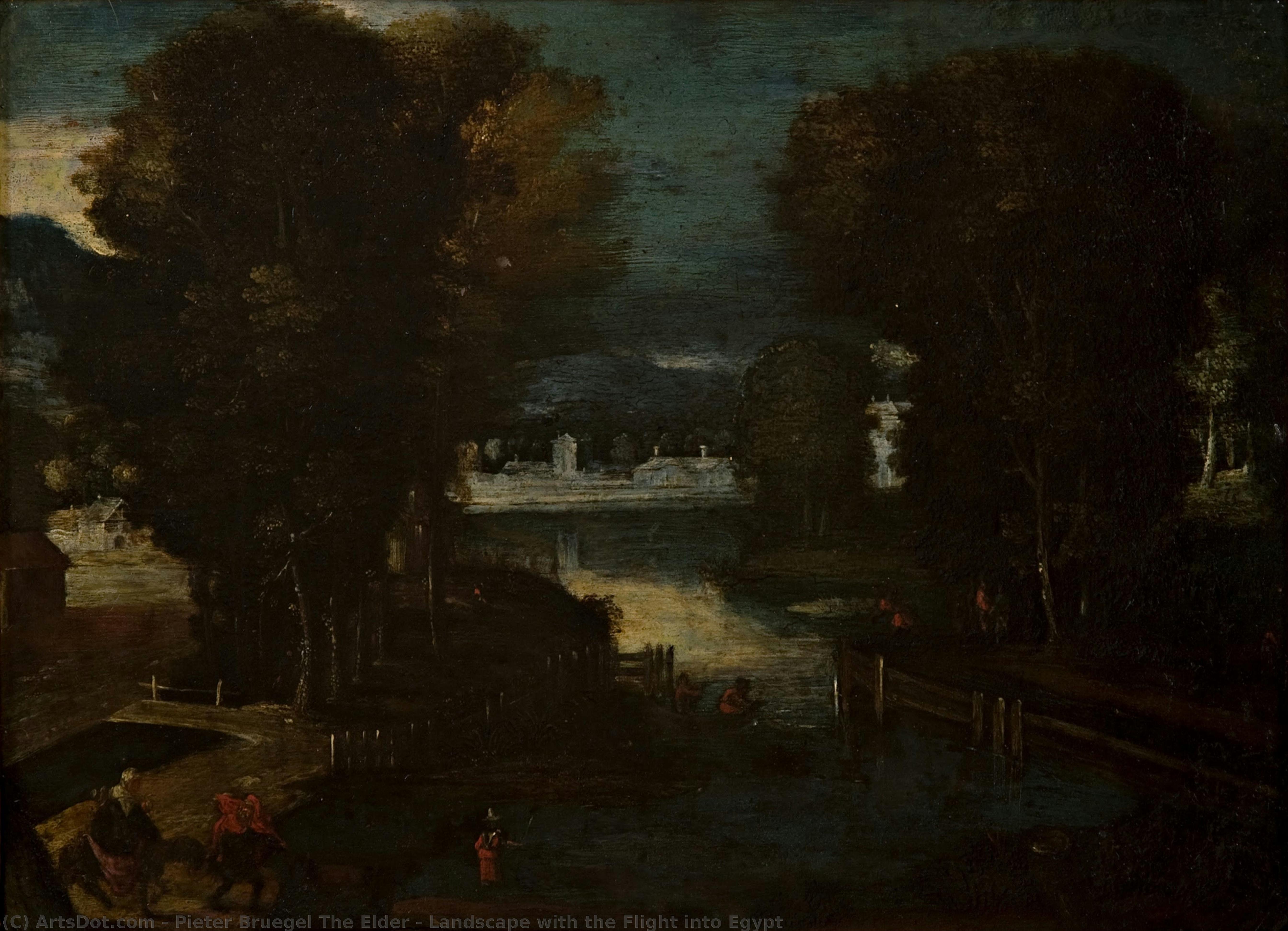Landschaft Mit Der Flucht Nach Ägypten — Pieter Bruegel Der Ältere