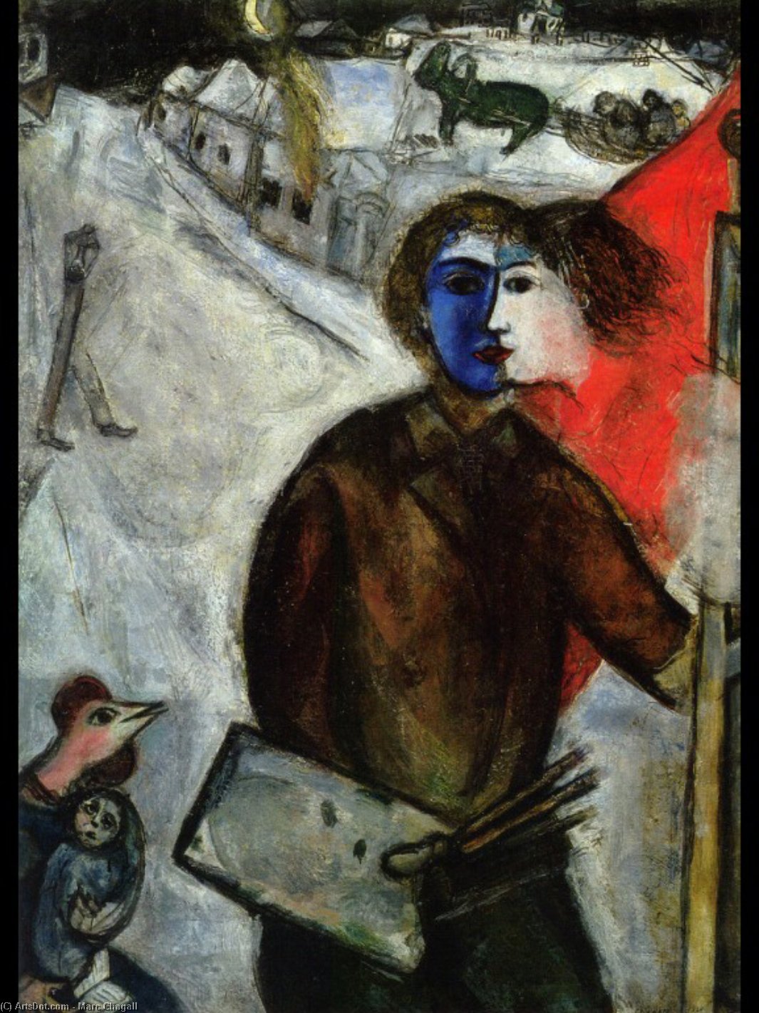 Ora Tra Lupo E Cane — Marc Chagall