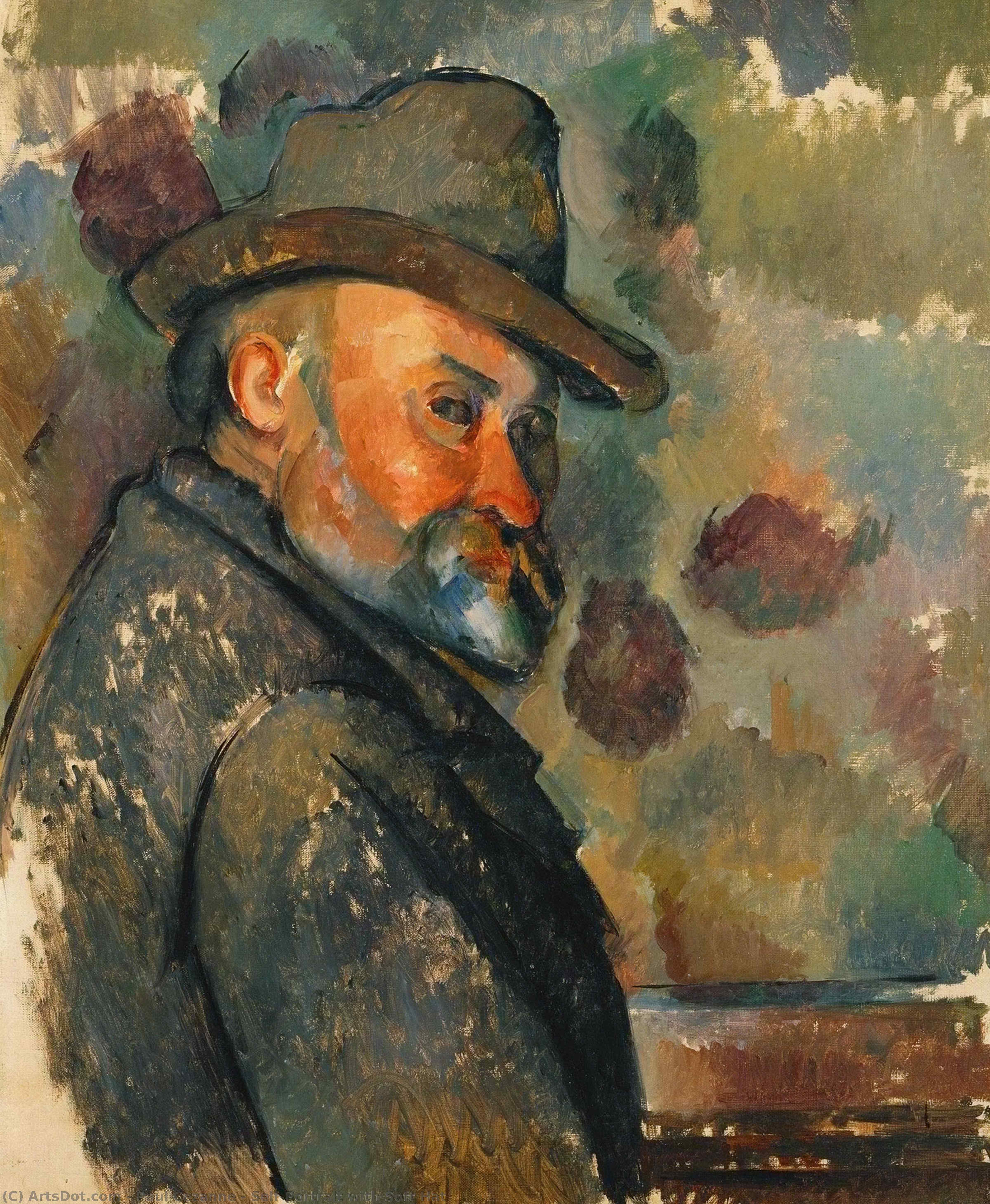 Paul Cézanne - Self-Portrait with Soft Hat