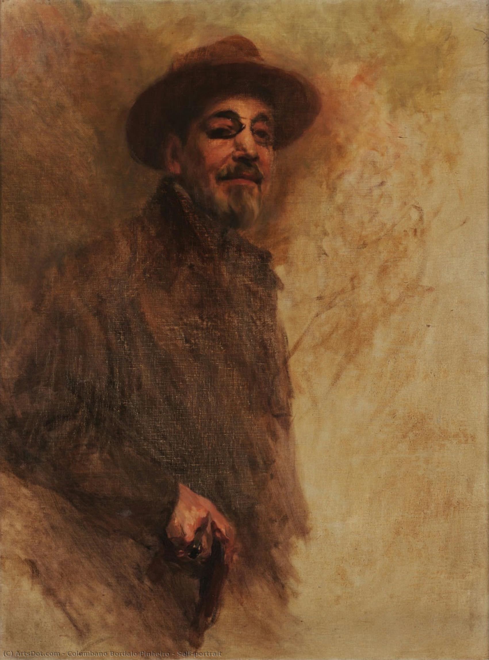Retrato De Si Mesmo — Columbano Bordalo Pinheiro