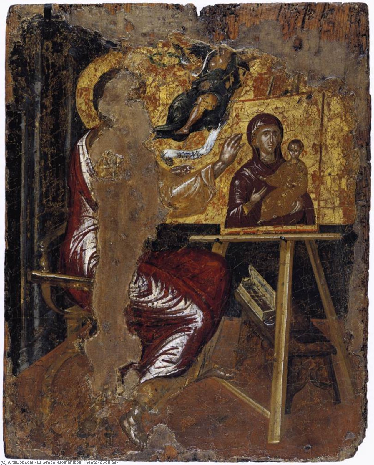 El Greco - St Luke Painting the Virgin and Child