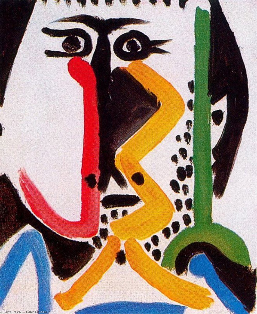 Pablo Picasso - Farkasfej 15