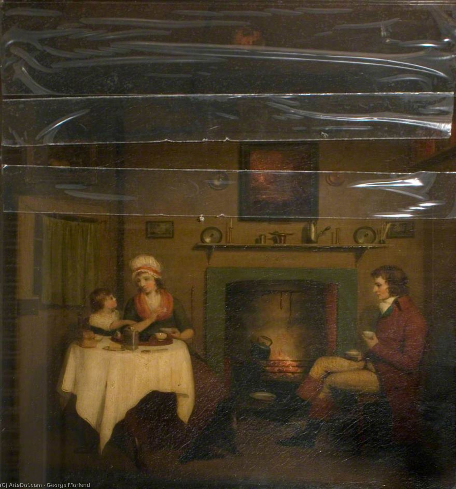Cottage Interior — Džordž Morland