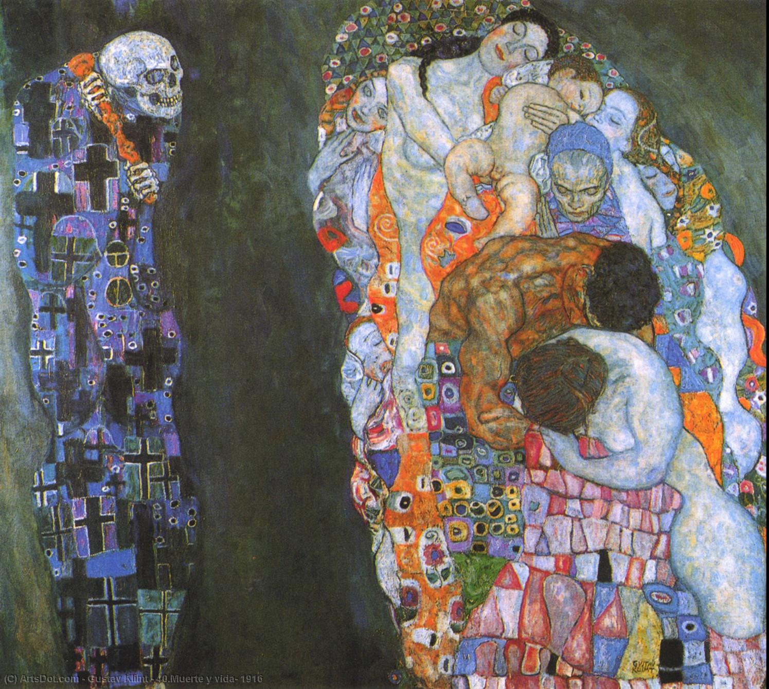 Muerte Y Vida — Gustav Klimt