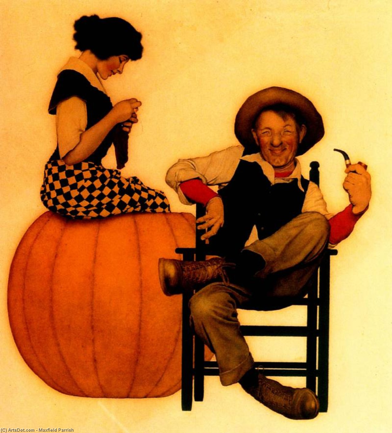 Peter Peter Pumpkin Eater — Maxfield Parrish