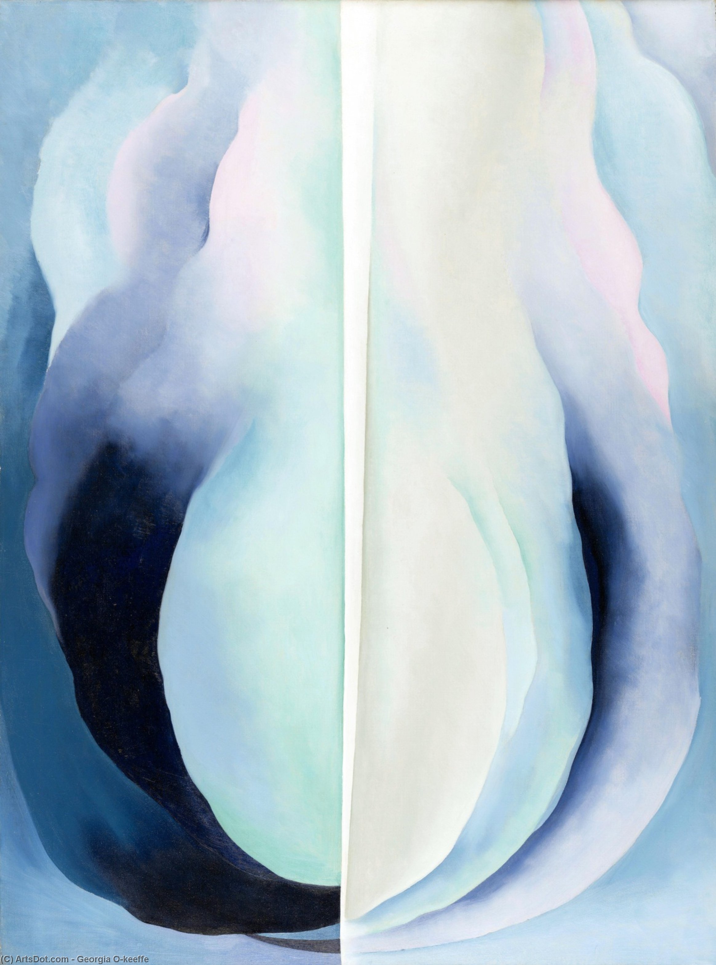 Georgia O'Keeffe - Abstraction blue