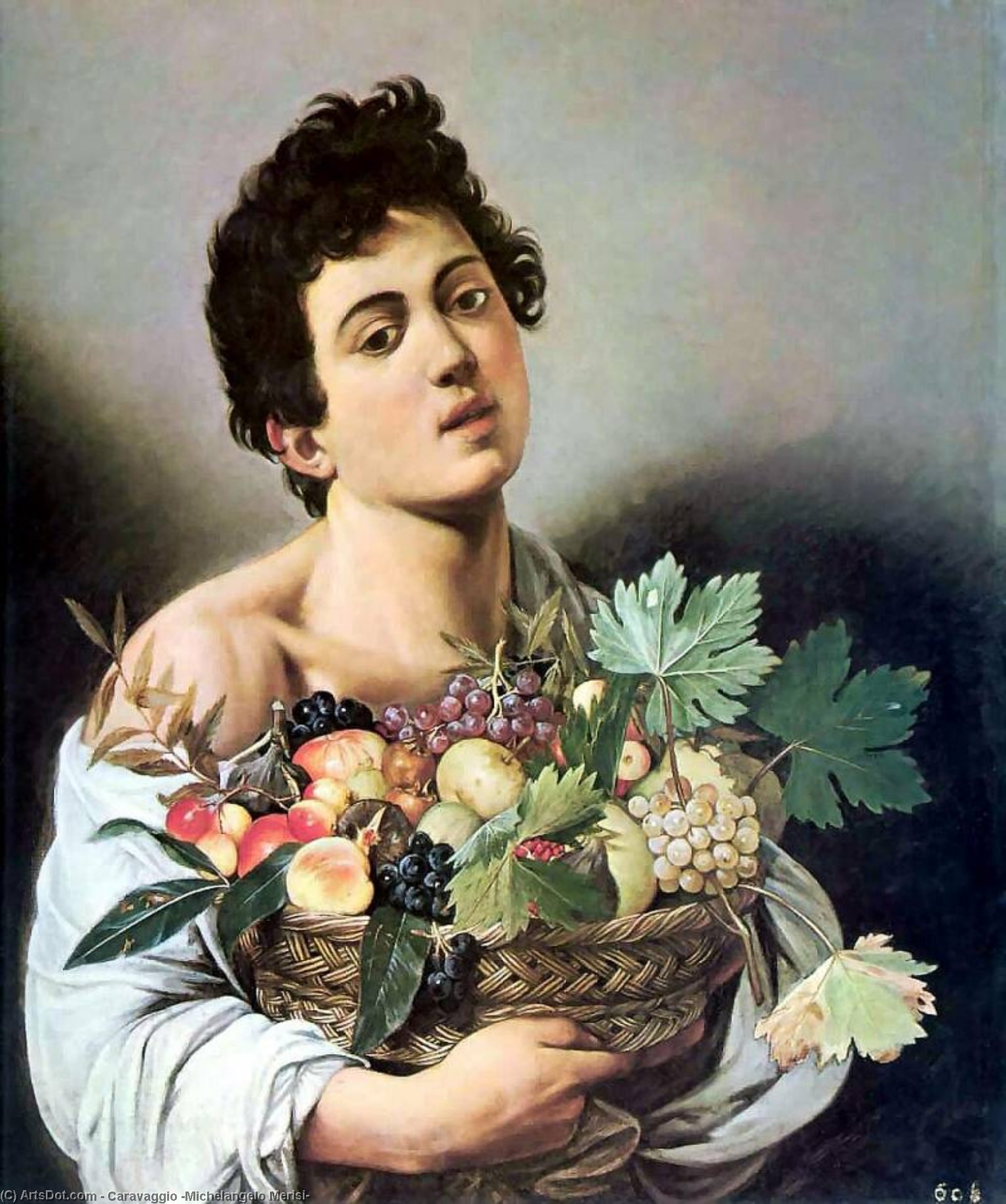 Jüngling Mit Obstkorb — Karavaggio