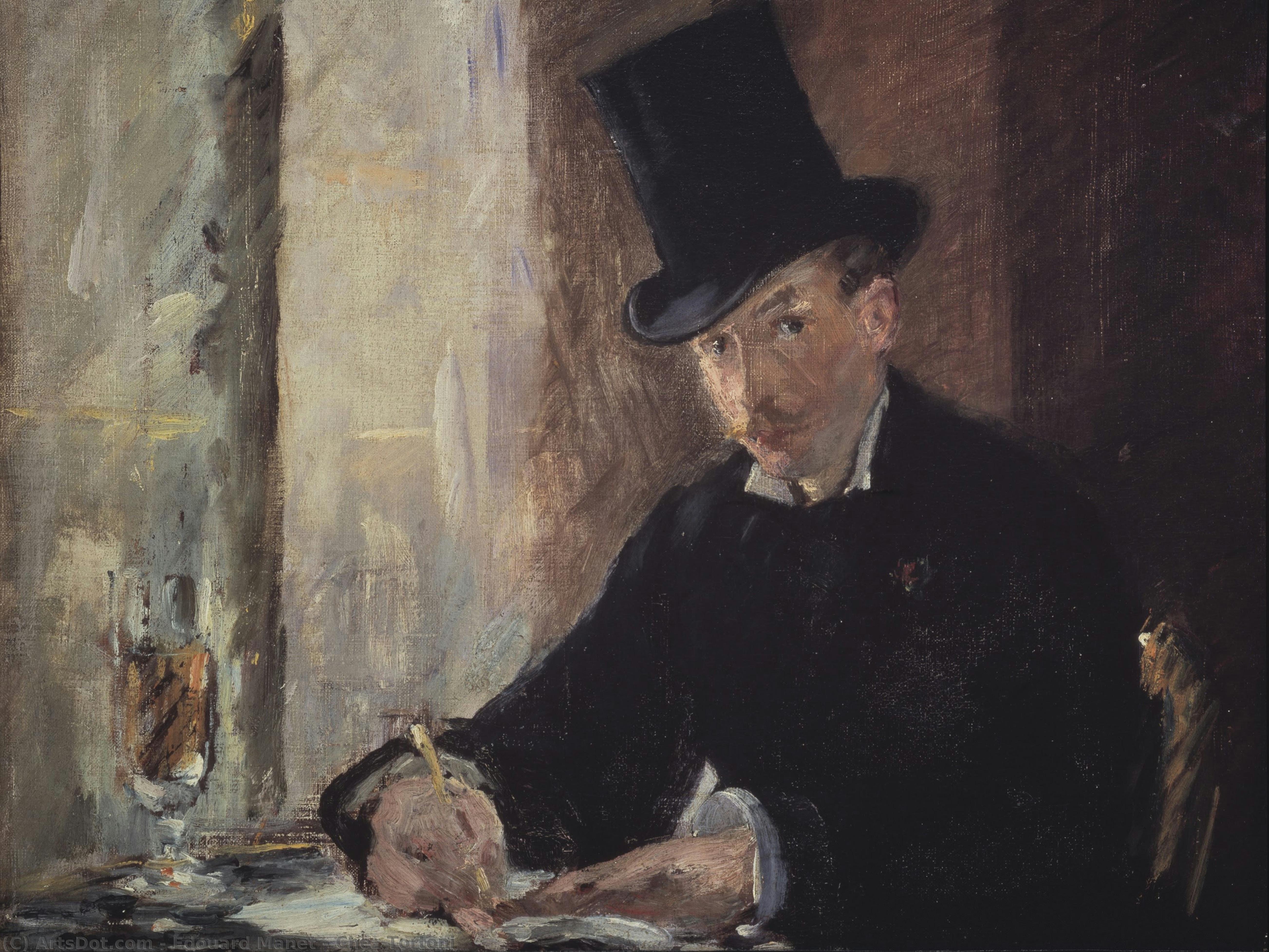 Chez Tortoni — Édouard Manet