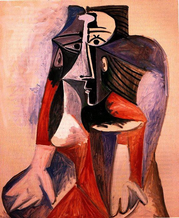 Pablo Picasso - Seated Woman (Jacqueline)