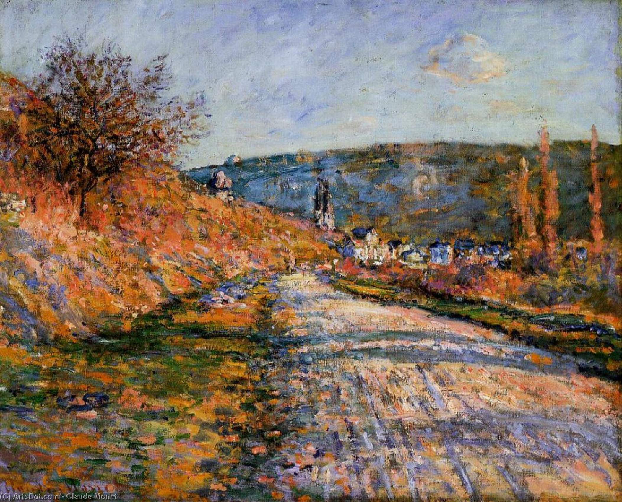 Claude Monet - Drumul spre Vetheuil