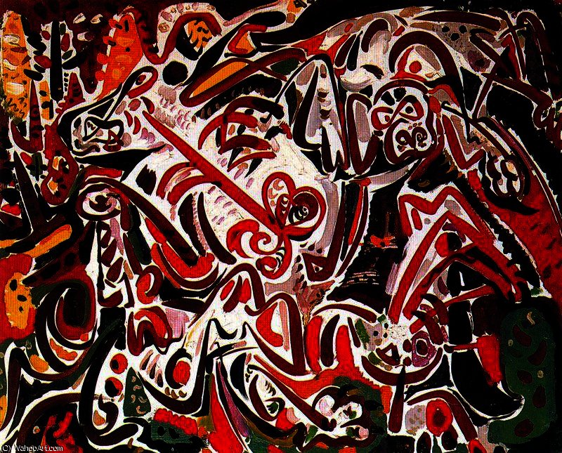 Elk Devoured By The Dogs — André Masson
