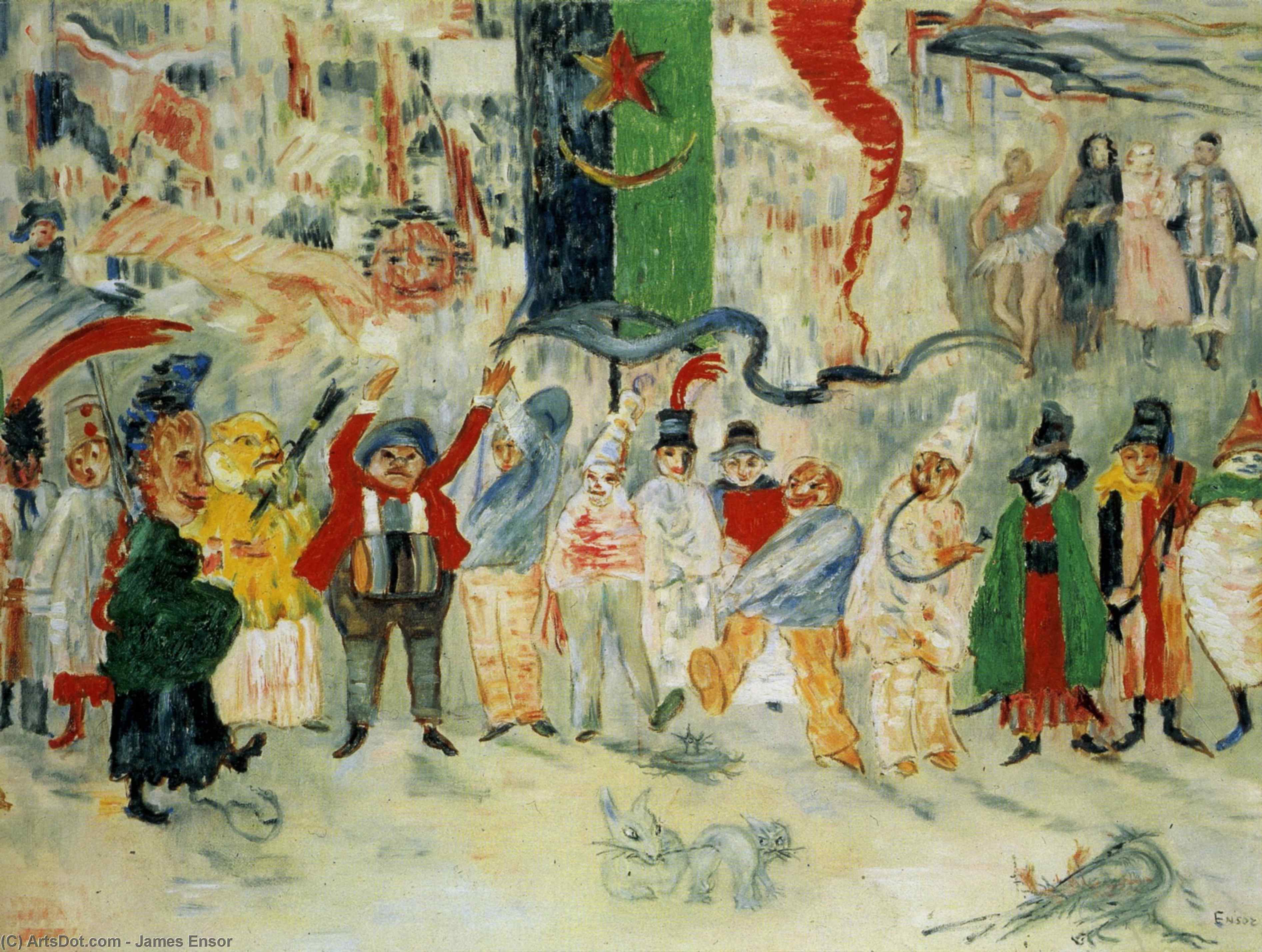 Carnaval En Flandre — Јемас Енсор