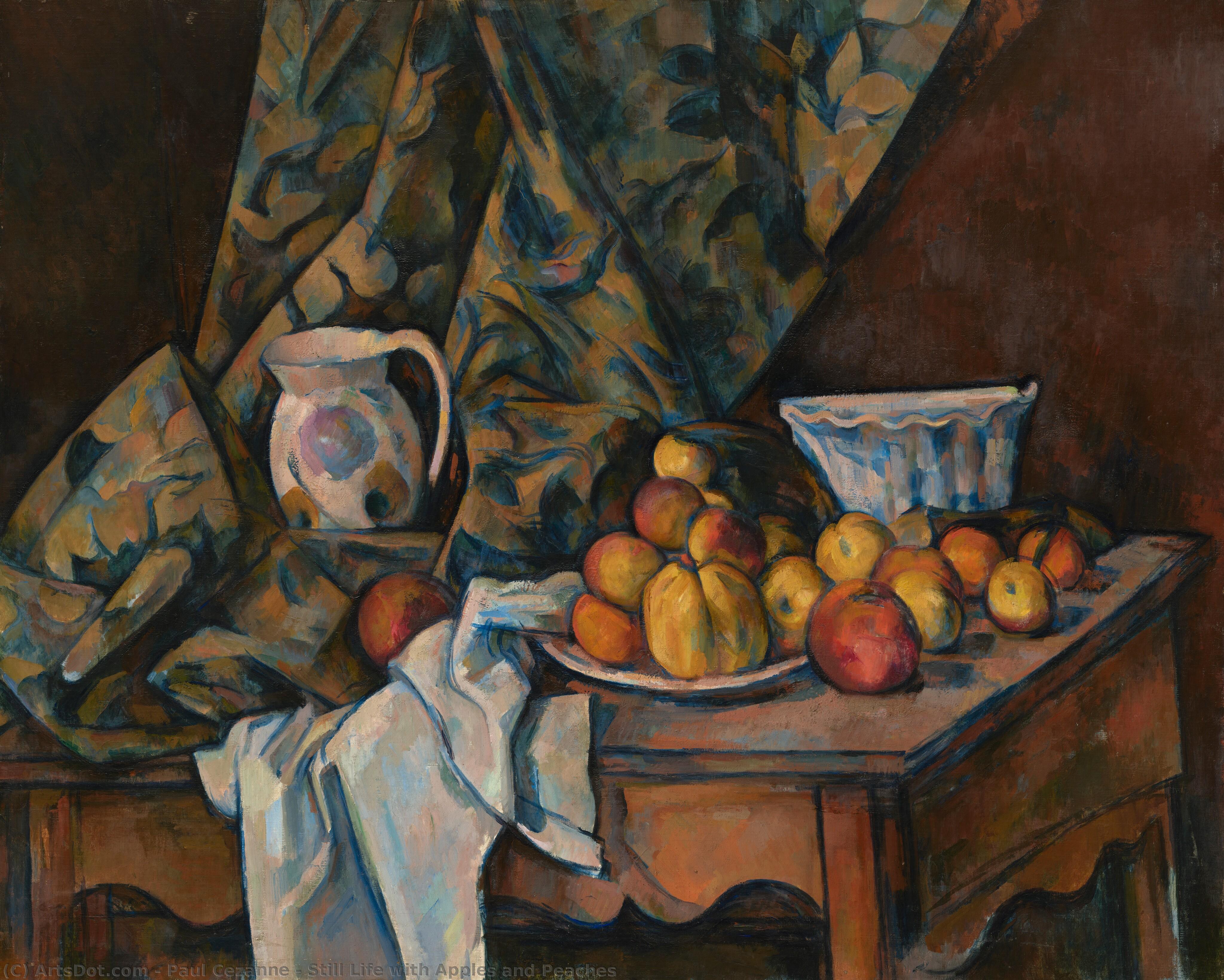 Paul Cézanne - Still Life with Apples and Peaches
