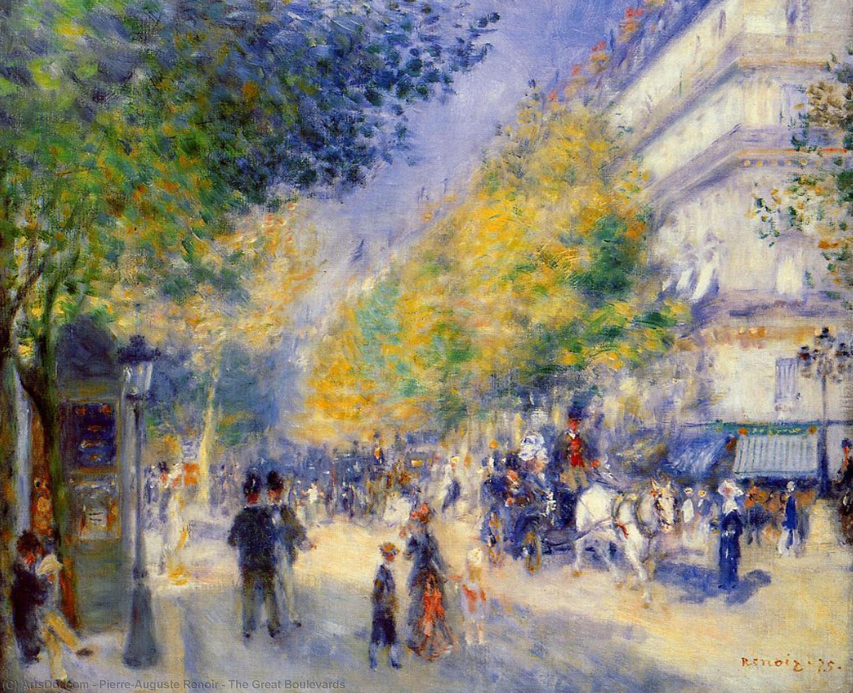 Pierre-Auguste Renoir - I Grandi Boulevard