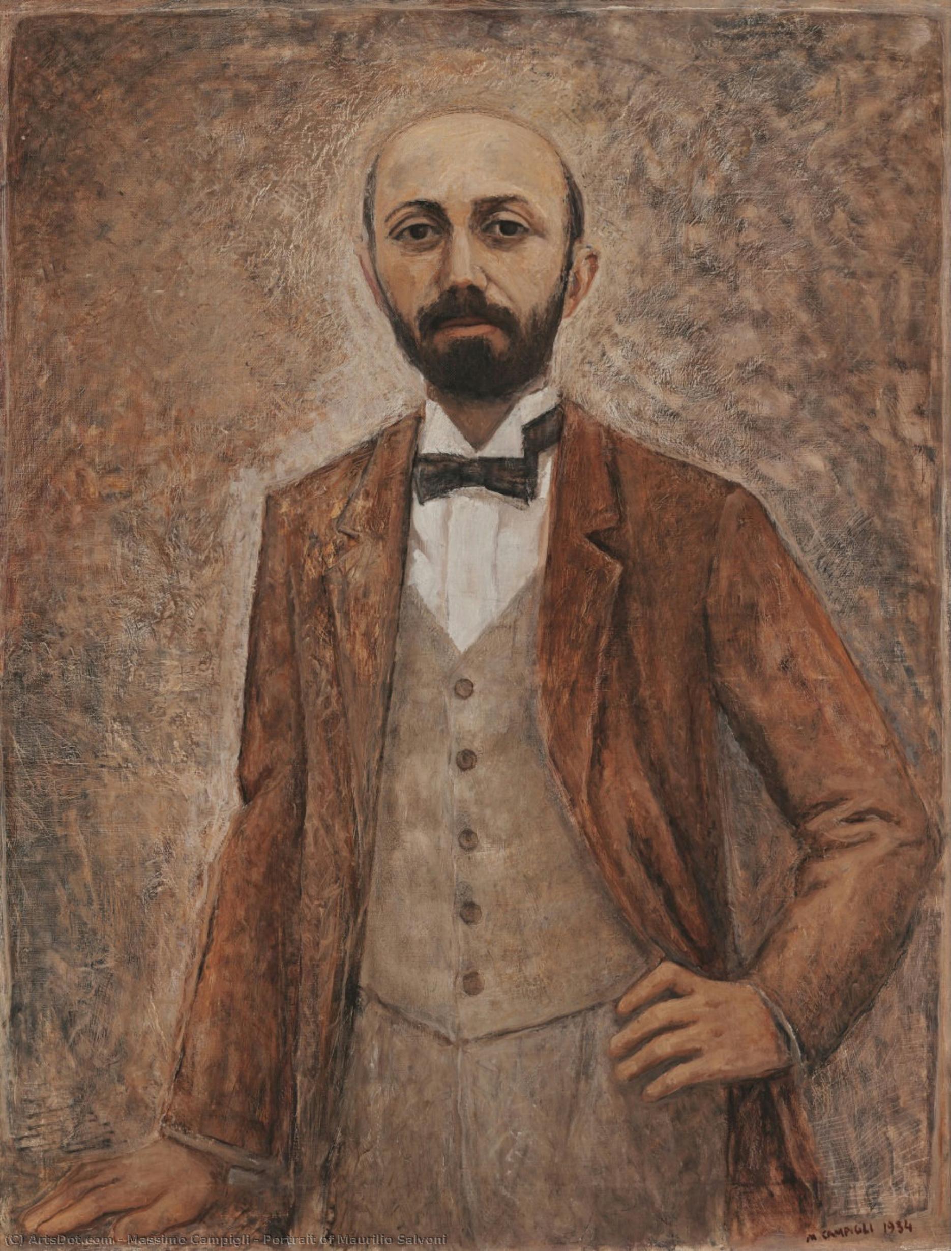 Portrait Of Maurilio Salvoni — Massimo Campigli