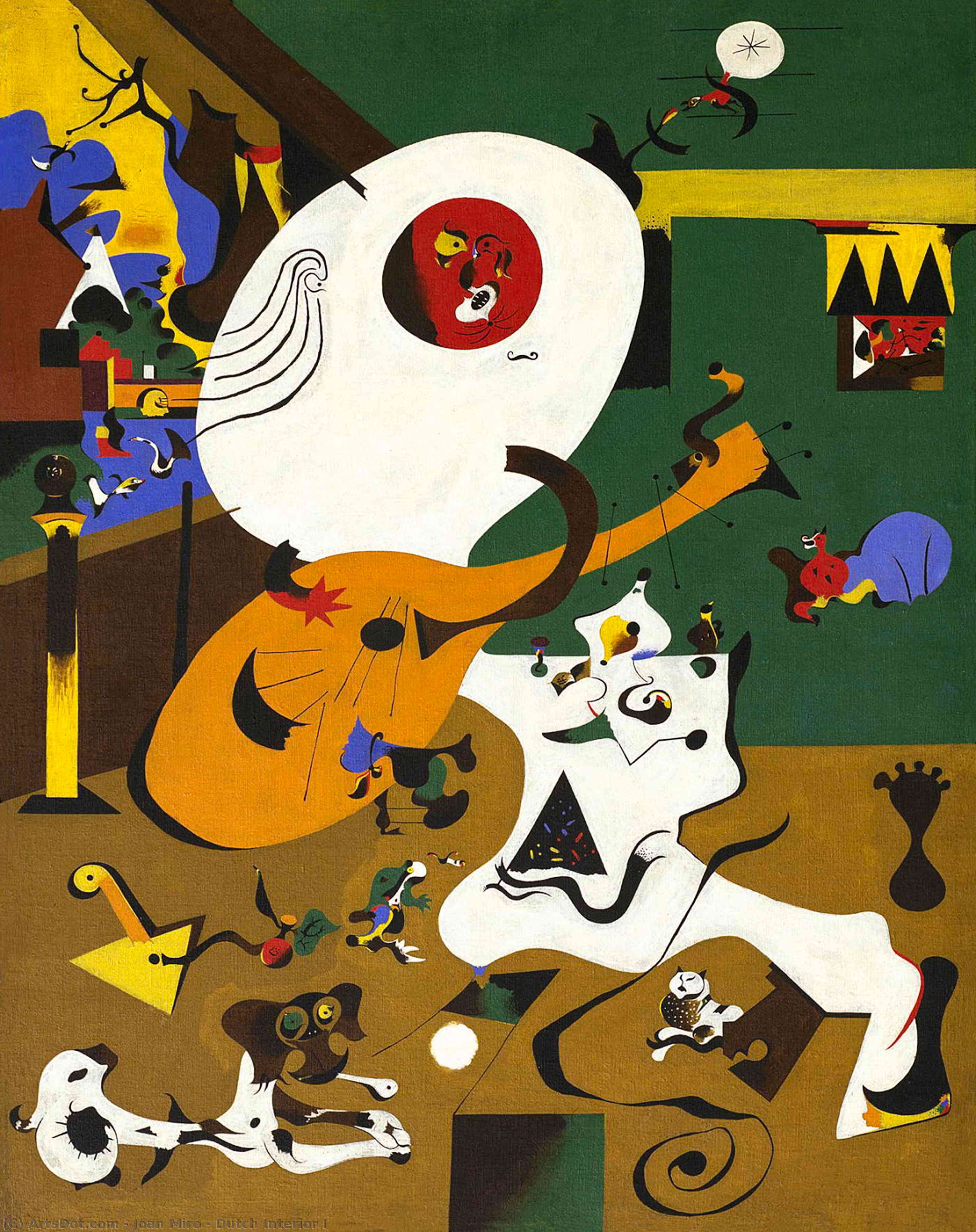 Joan Miró - Nederländska Interiörer I