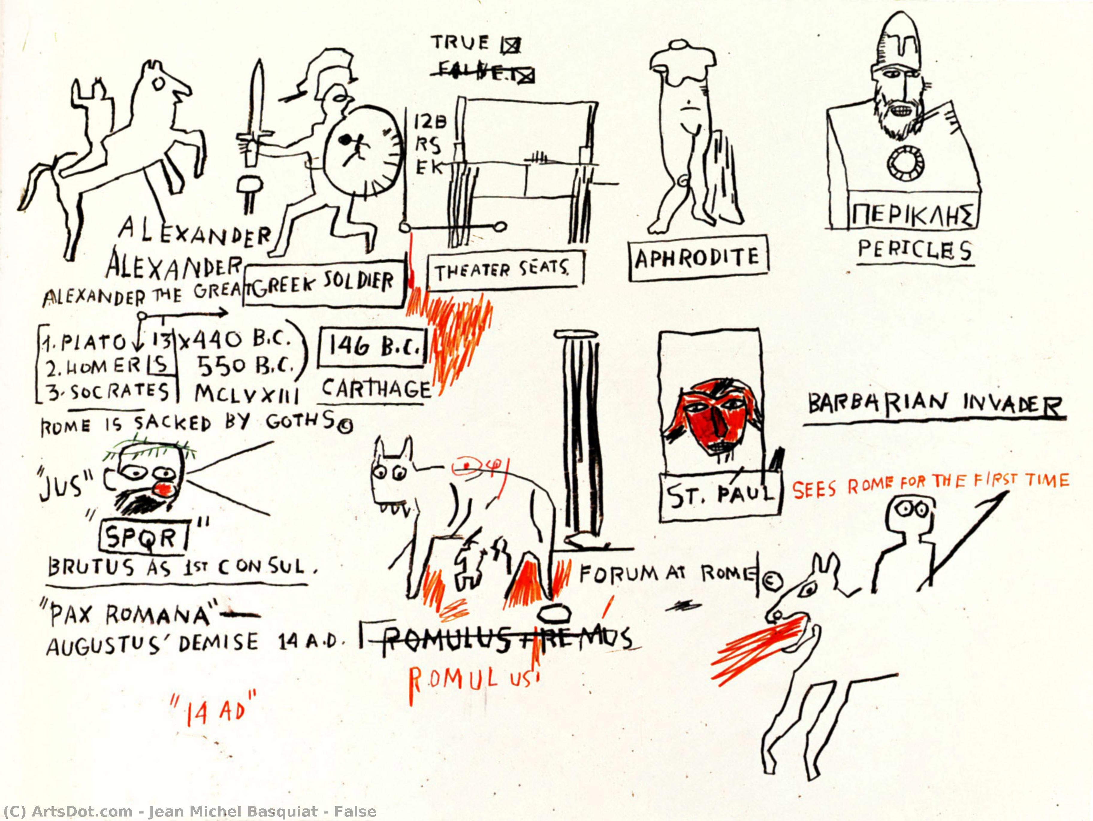 jean michel basquiat - False