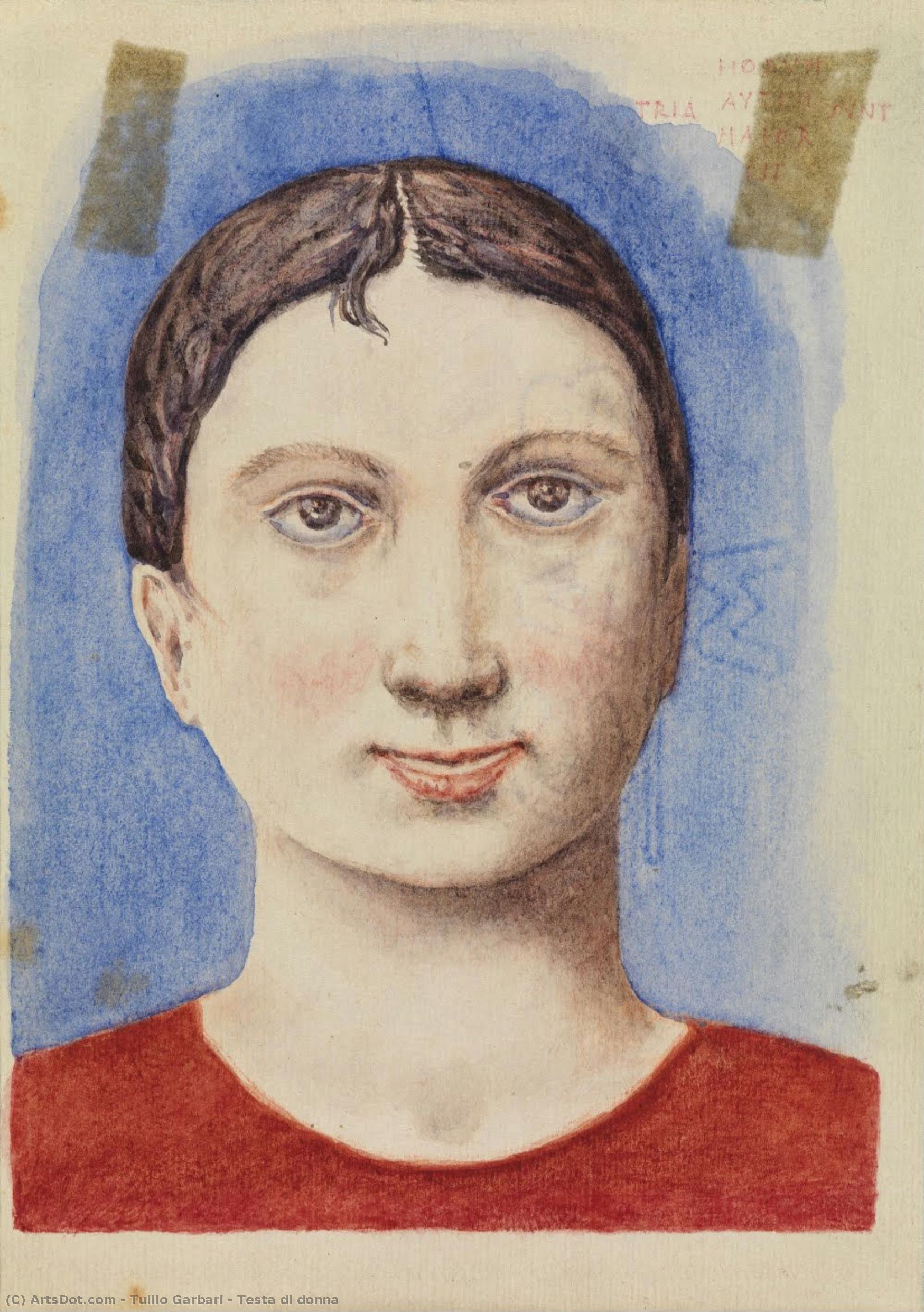 Testa Di Donna — Tullio Garbari