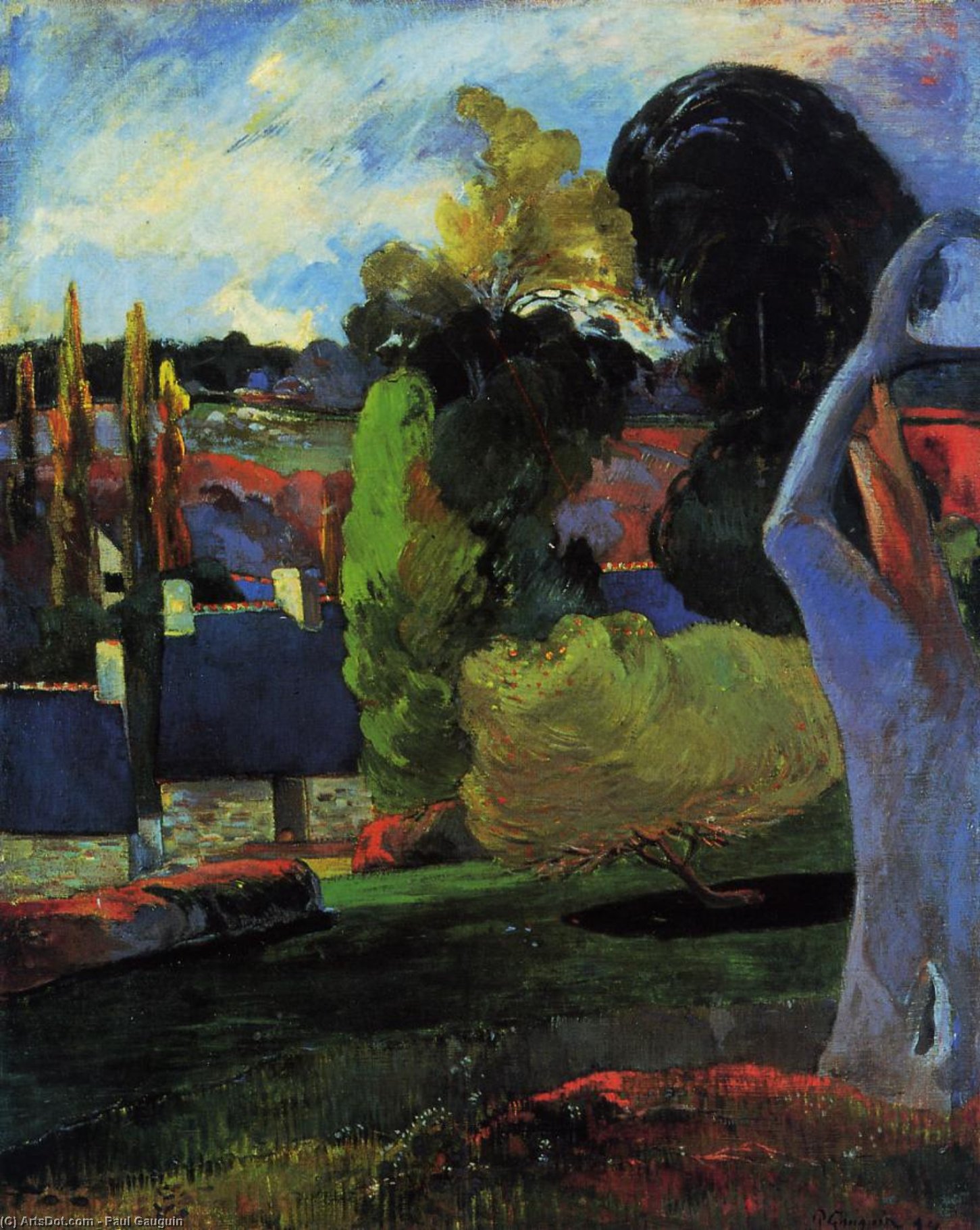 Farm In Brittany — Eugène Henri Paul Gauguin