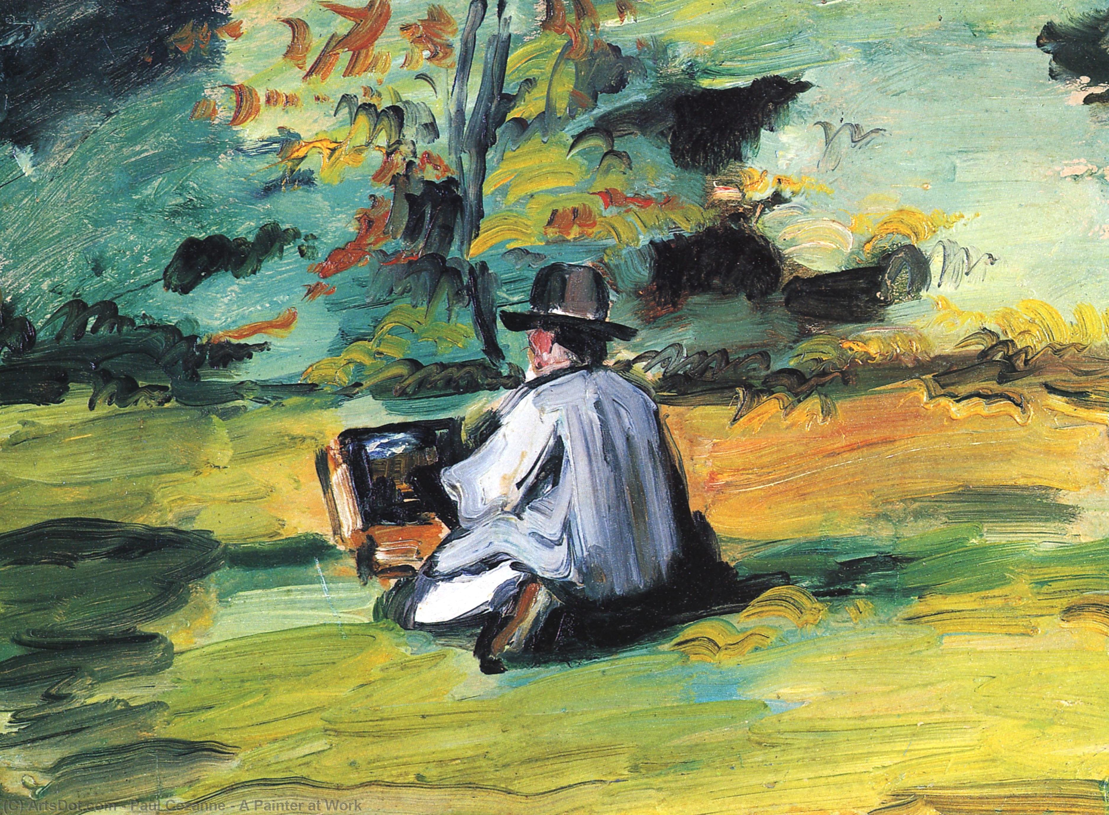 Поль Сезанн - A Painter at Work