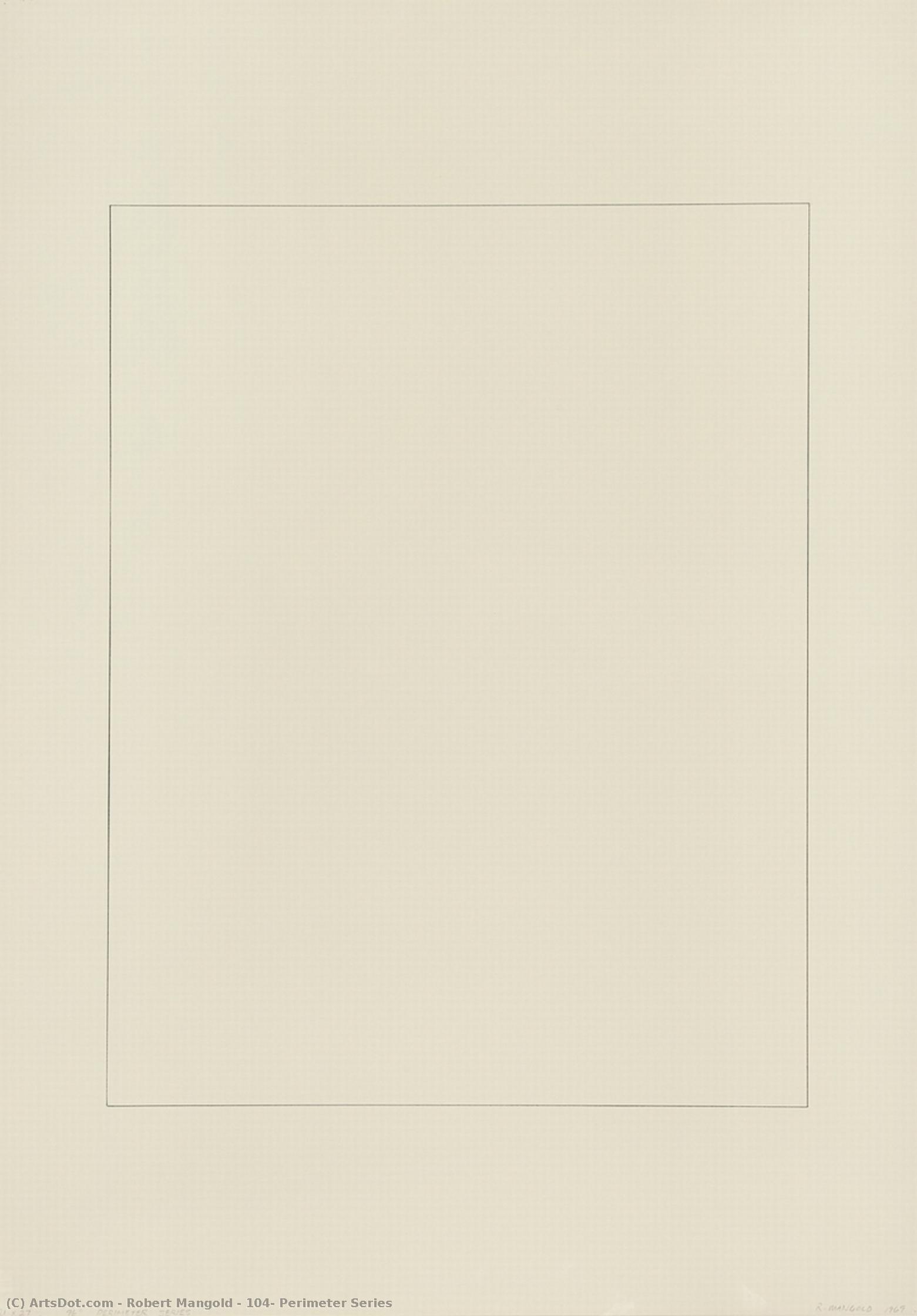 104″ Perimeter Series — Robert Mangold