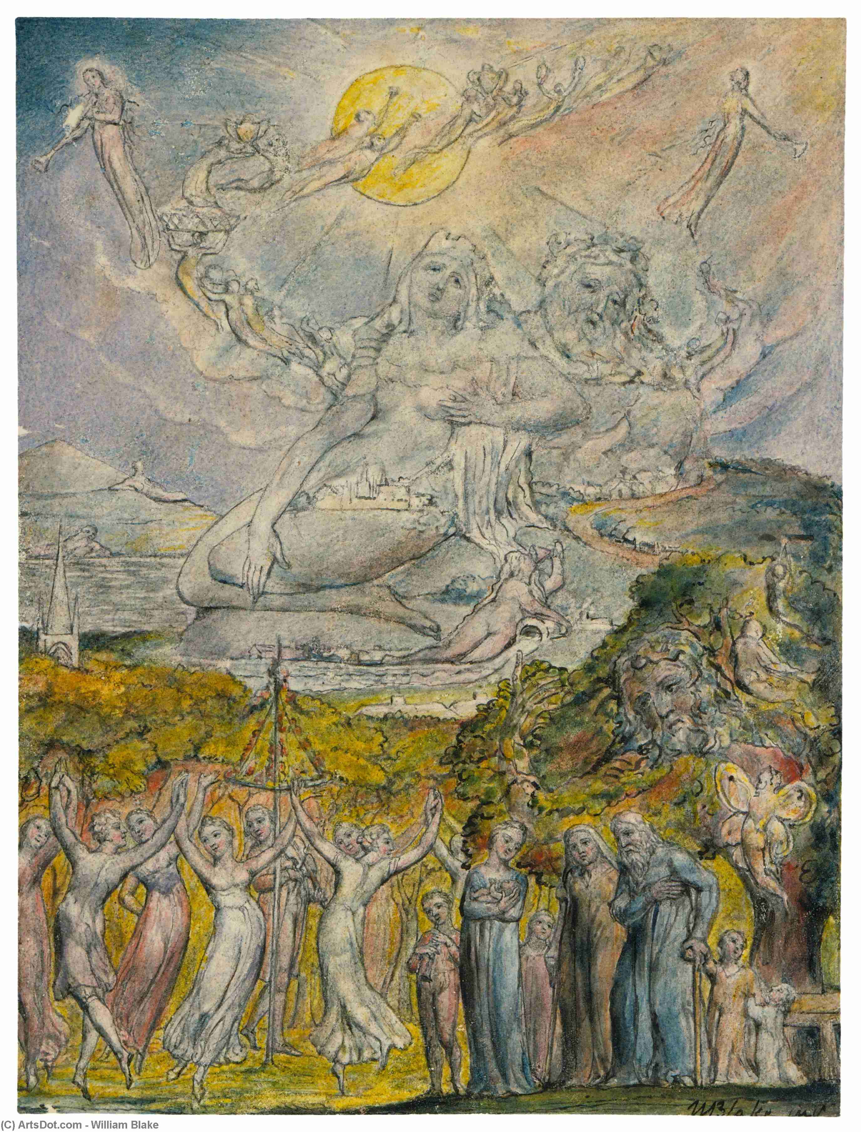 William Blake - Une Fête Ensoleillée