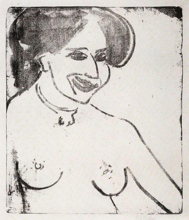 Nude Smiling — Ernst Ludwig Kirchner