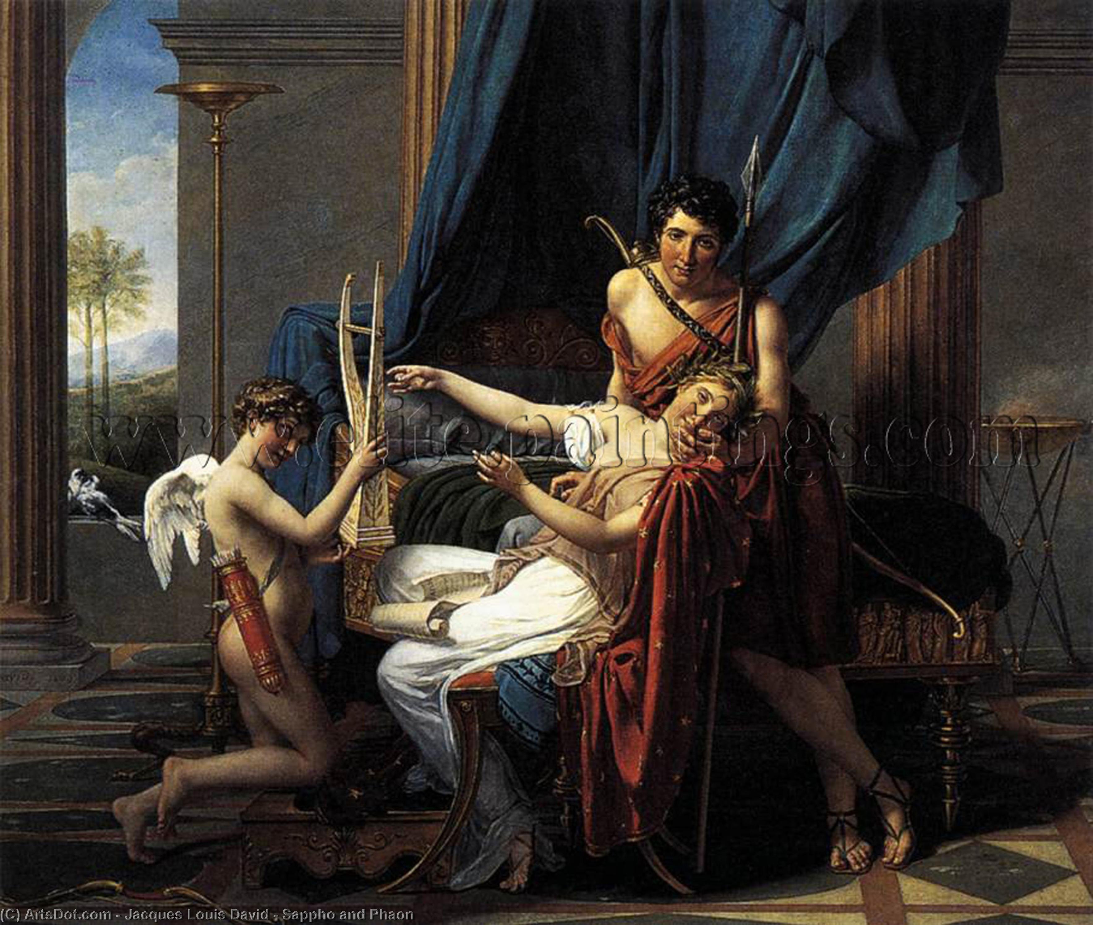 Jacques-Louis David - Sappho und Phaon